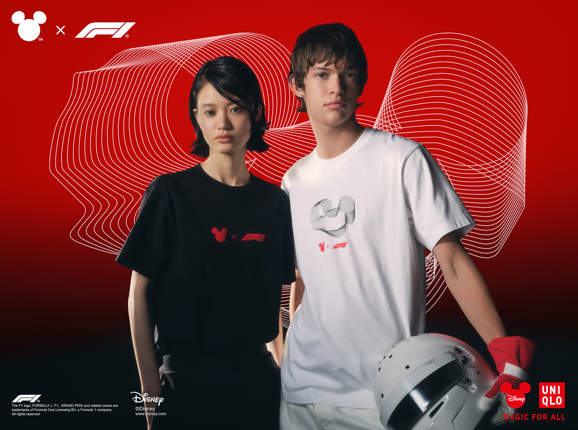 ユニクロはUTより「Disney×Formula1 UT」を発売する