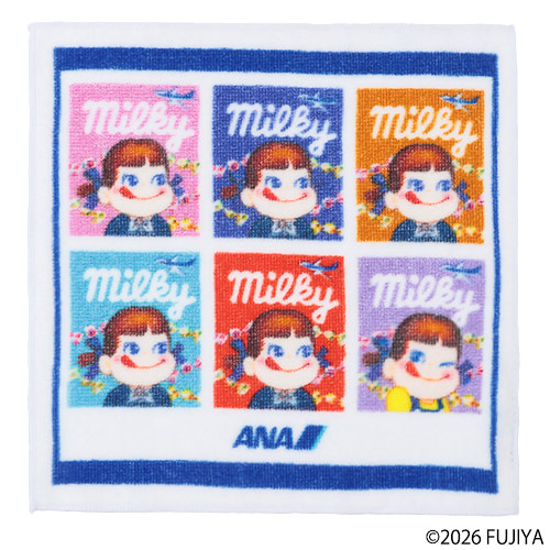 ANA国際線就航40周年記念！ 就航当時のCA制服を着たペコちゃんグッズ
