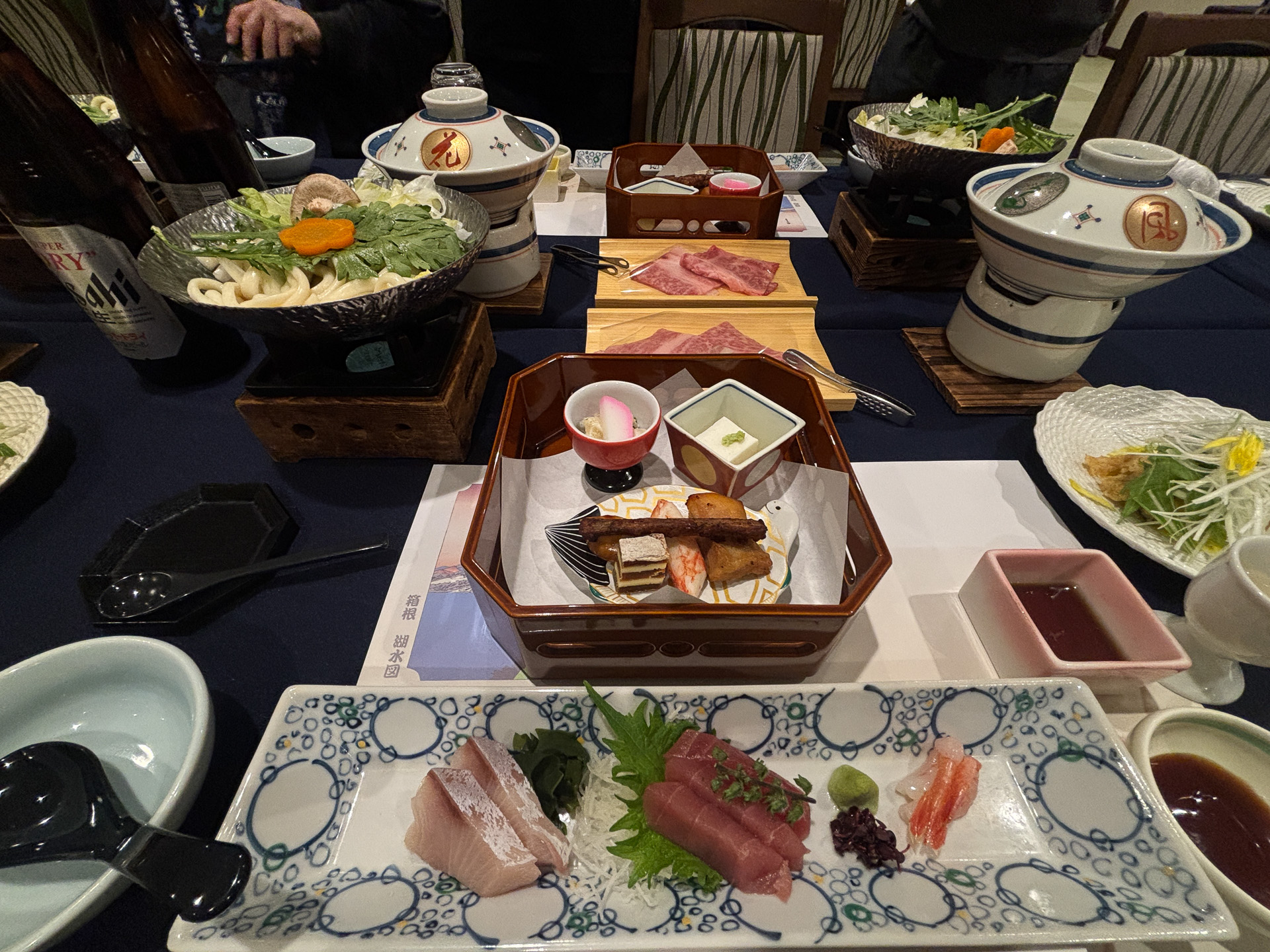 宴会用の懐石料理