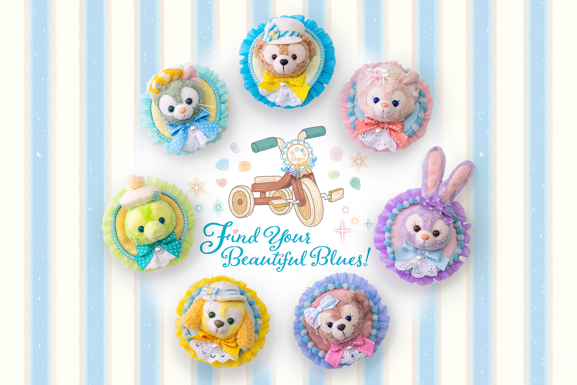 ぬいぐるみ素材のクリップなど、新作が目白押しだ