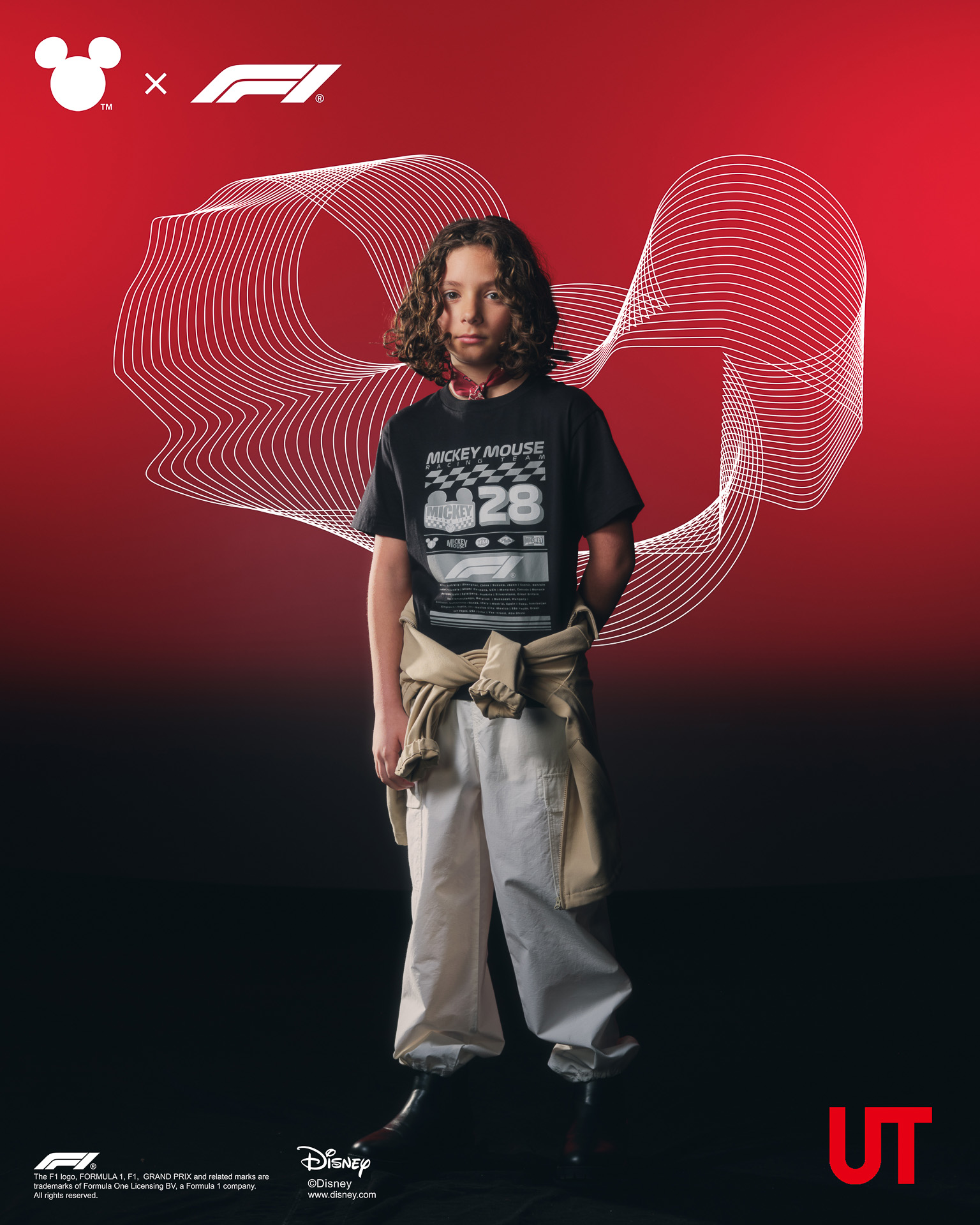 Tシャツブランド・UTからは「Disney×Formula1 UT」を販売