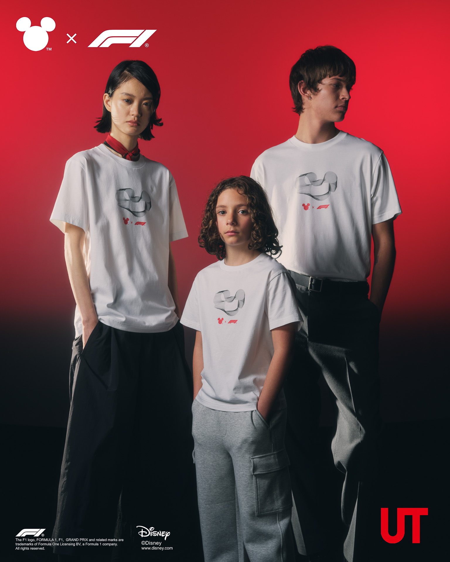 Tシャツブランド・UTからは「Disney×Formula1 UT」を販売