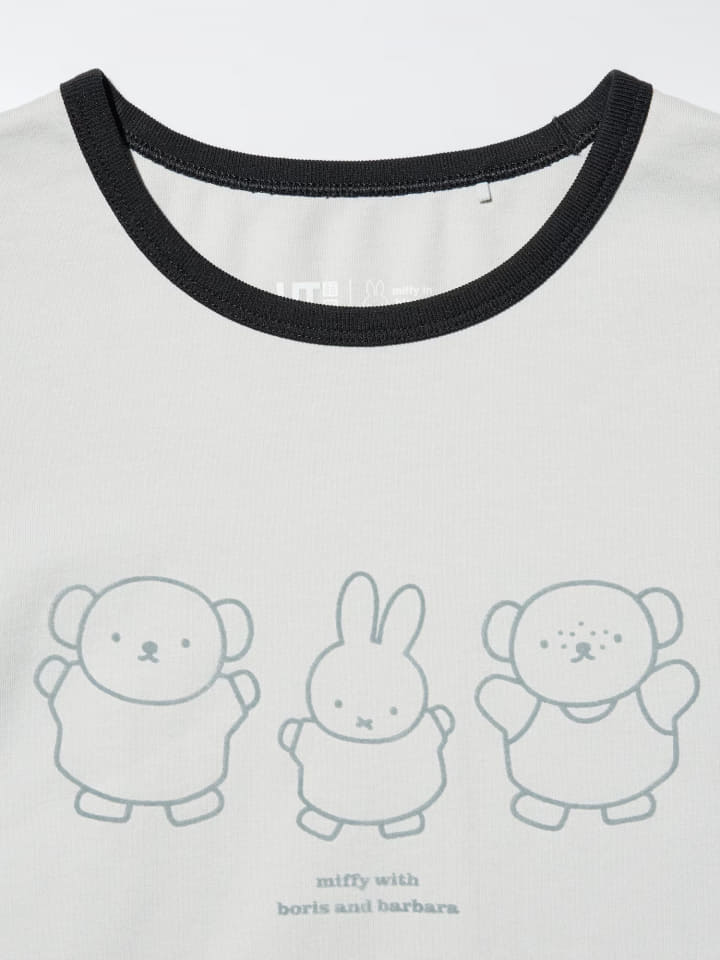 ユニクロ、ミッフィーUTに新柄。リンガーシャツ風の2種類が5月発売