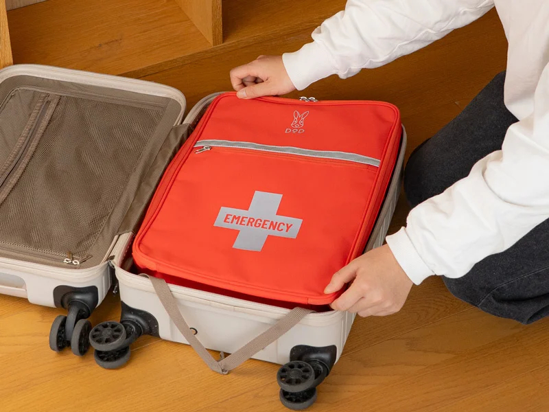 突起を減らしたデザインでスーツケースにもぴったり