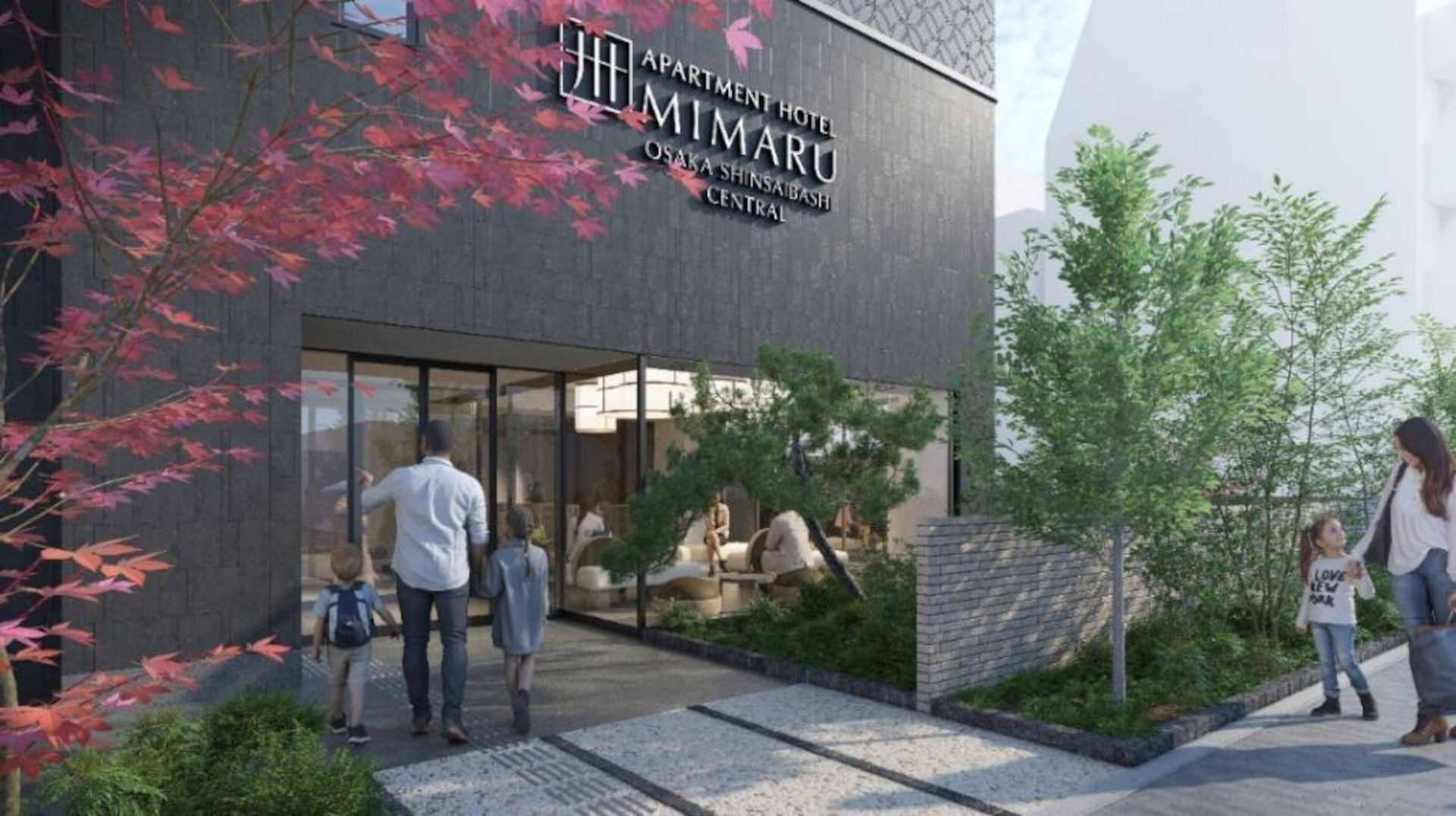 ファミリー・グループ滞在向けのアパートメントホテル「MIMARU」が大阪2か所に新規開業