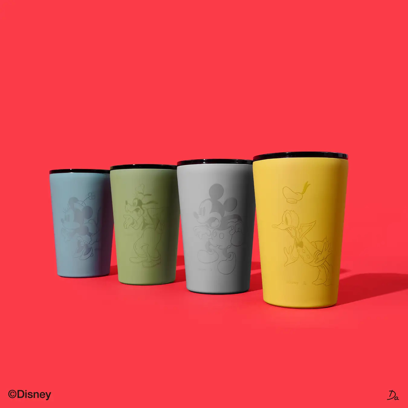 「真空2重ステンレスタンブラー」全4種（ミッキーマウス/ミニーマウス/ドナルドダック/グーフィ）。容量400mL