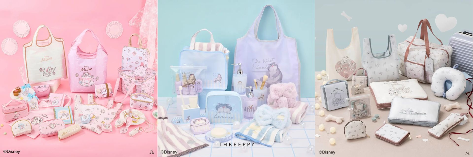 THREEPPYから、ディズニー犬猫キャラクターデザインの新作グッズ