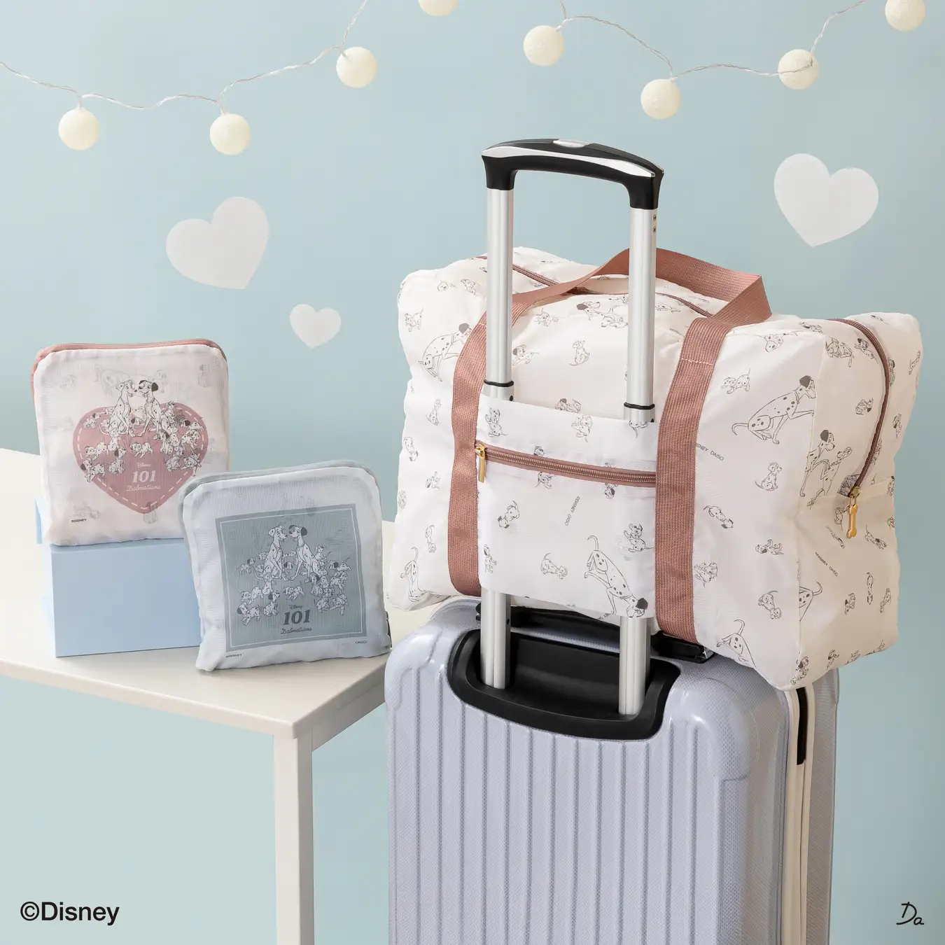 「101匹わんちゃん」のネックピローやポーチ、トラベルタグなど