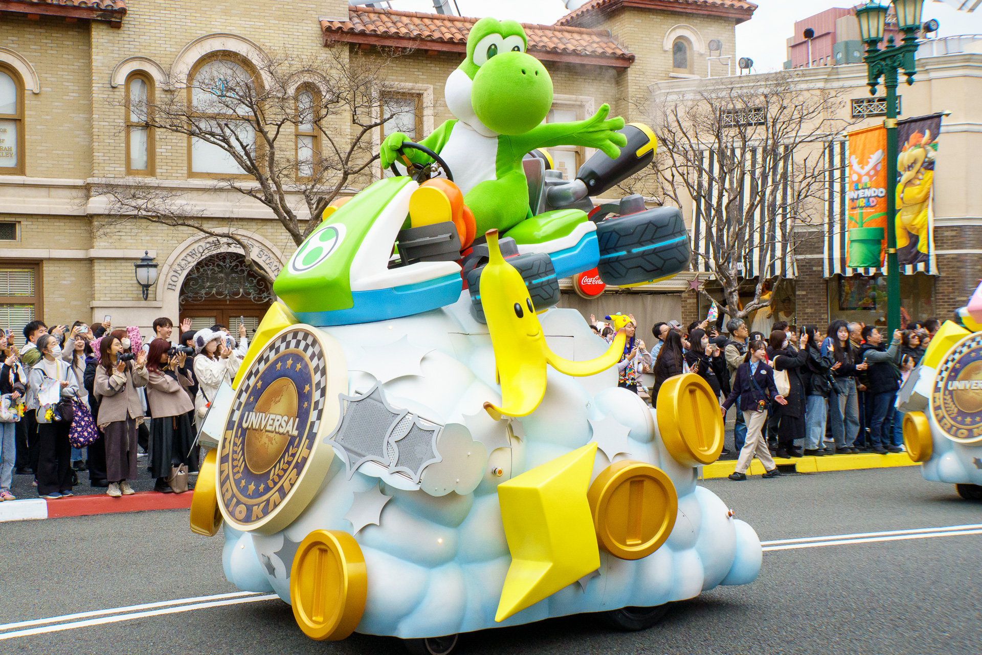 ヨッシー、ピーチ、ルイージに……