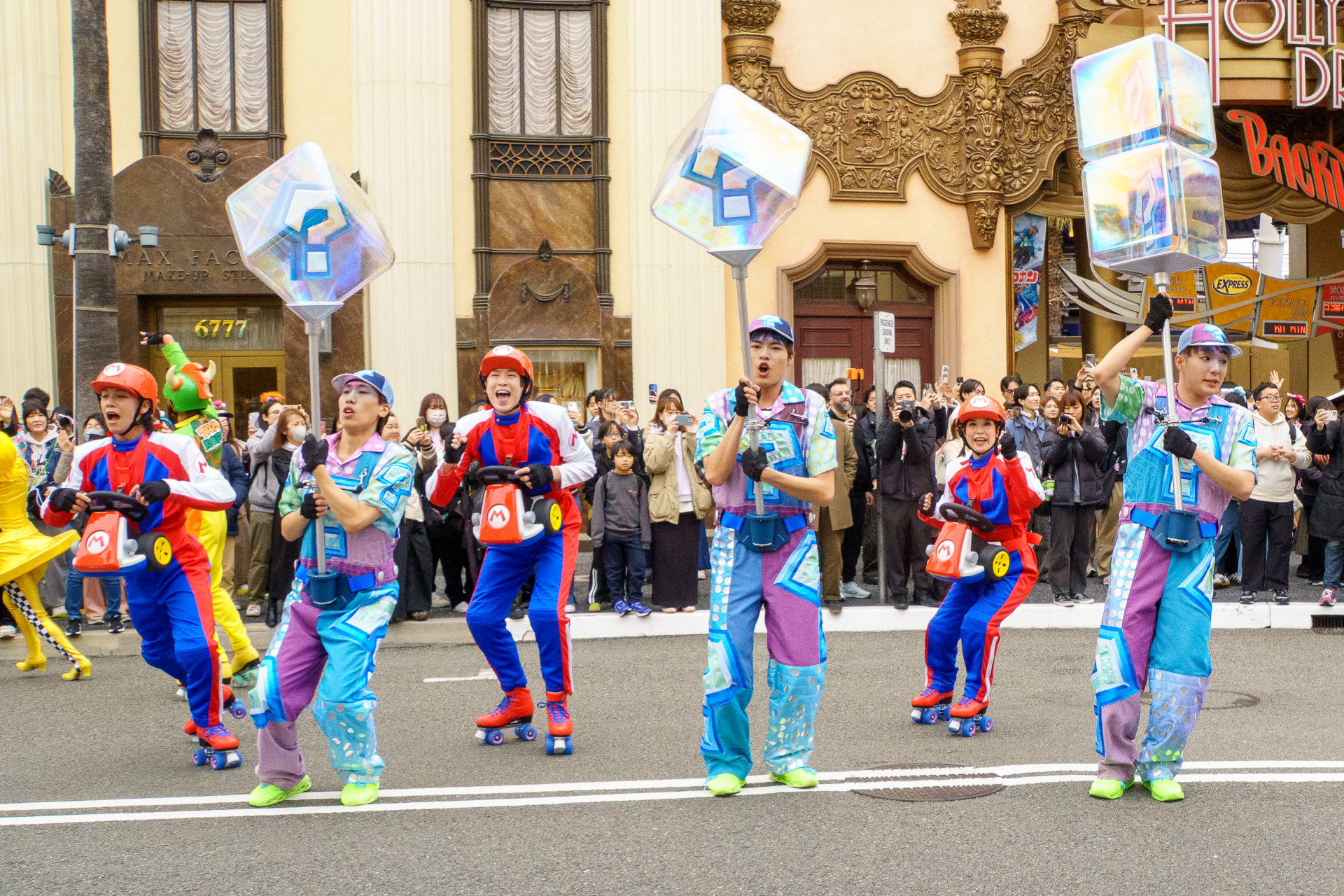 マリオカートはレインボーロードを再現
