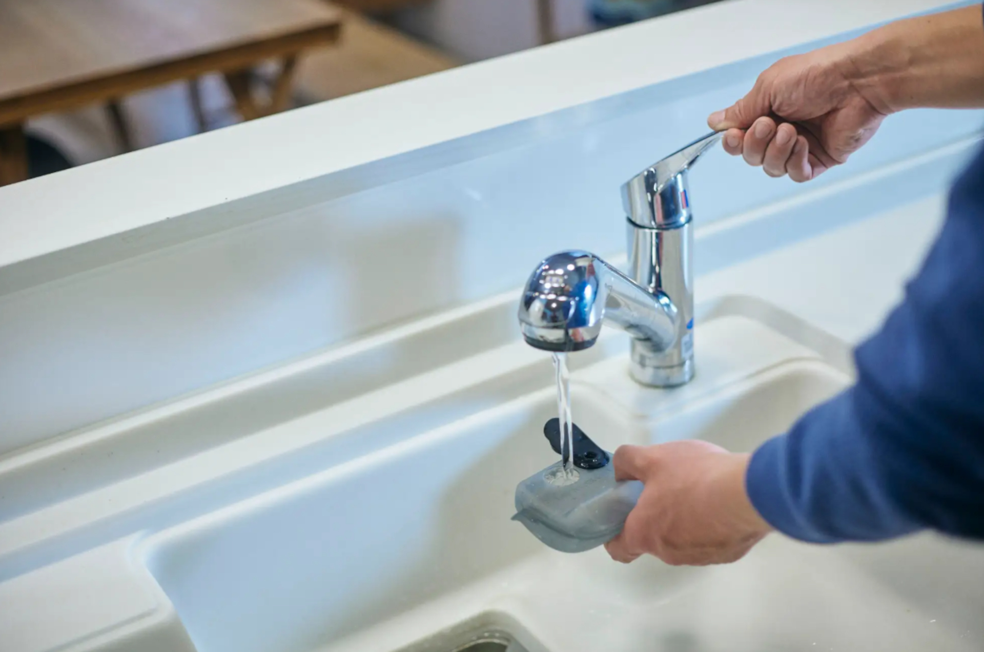 使用しながら給水可能