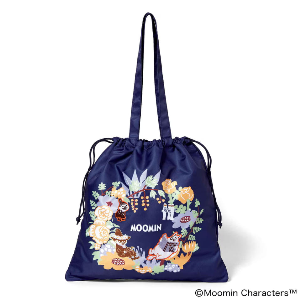 付録は「ムーミン」刺繍巾着トート、大容量で趣味や推し活にも。大人の