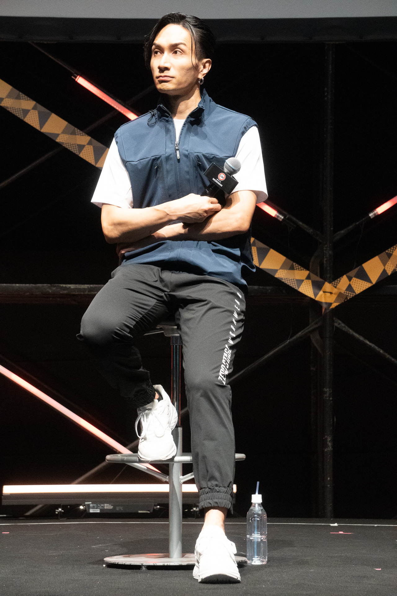 「ZERO-STAGE」春夏新作＆ファン付きウェアをおしゃれに着こなすEXILE TETSUYA、橘ケンチ、EXILE TAKAHIRO（左から）