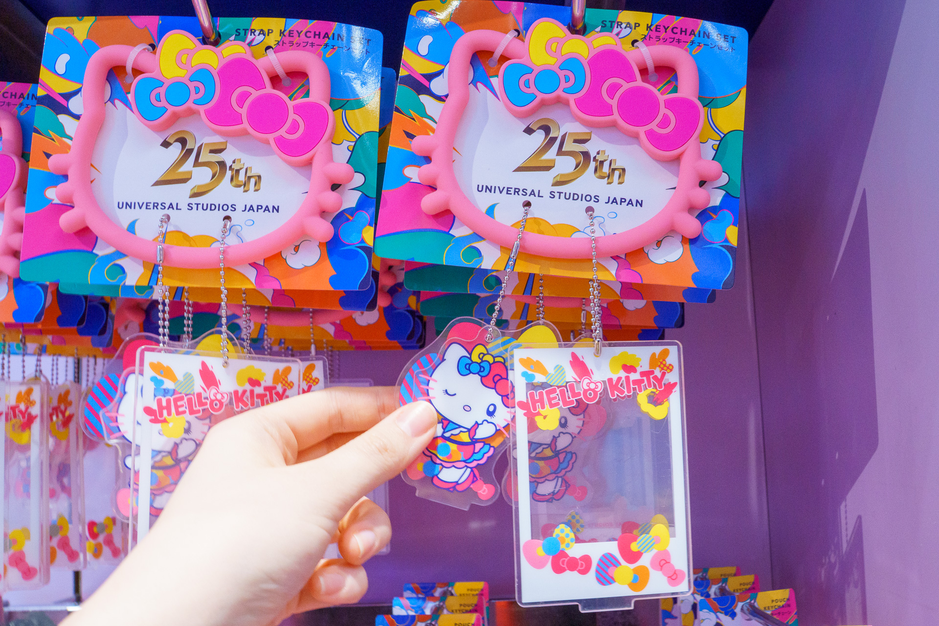 ストラップ付きキーチェーンセット