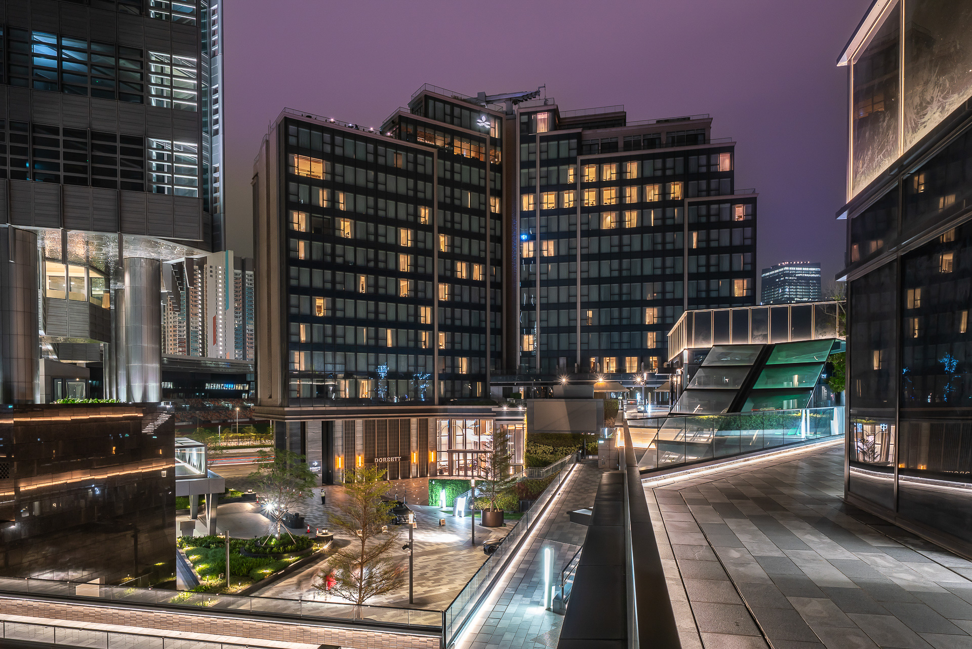 かつて啓徳空港があった再開発エリアに建つ「ドーセット・カイタック香港（Dorsett Kai Tak Hong Kong）」