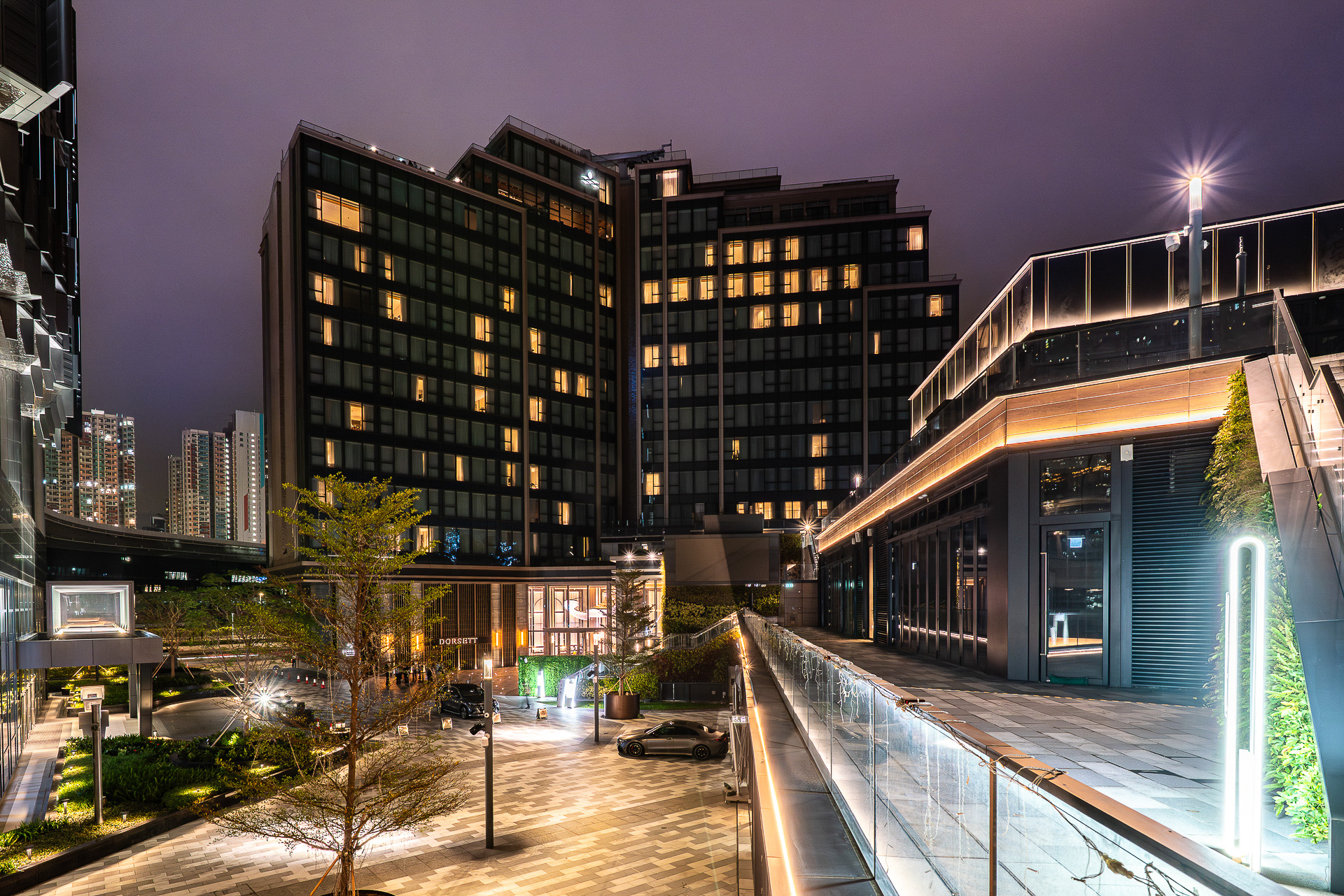 「ドーセット・カイタック香港」夜景