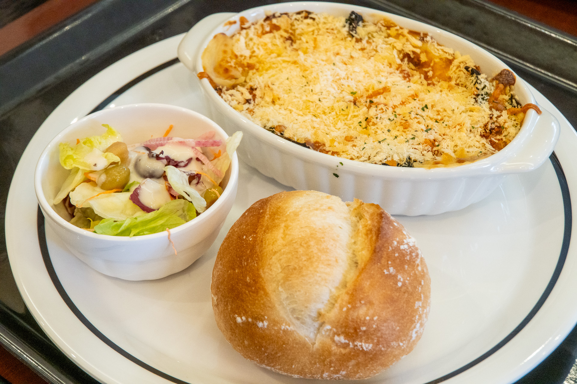 クラムチャウダーグラタン・プレート（2200円）