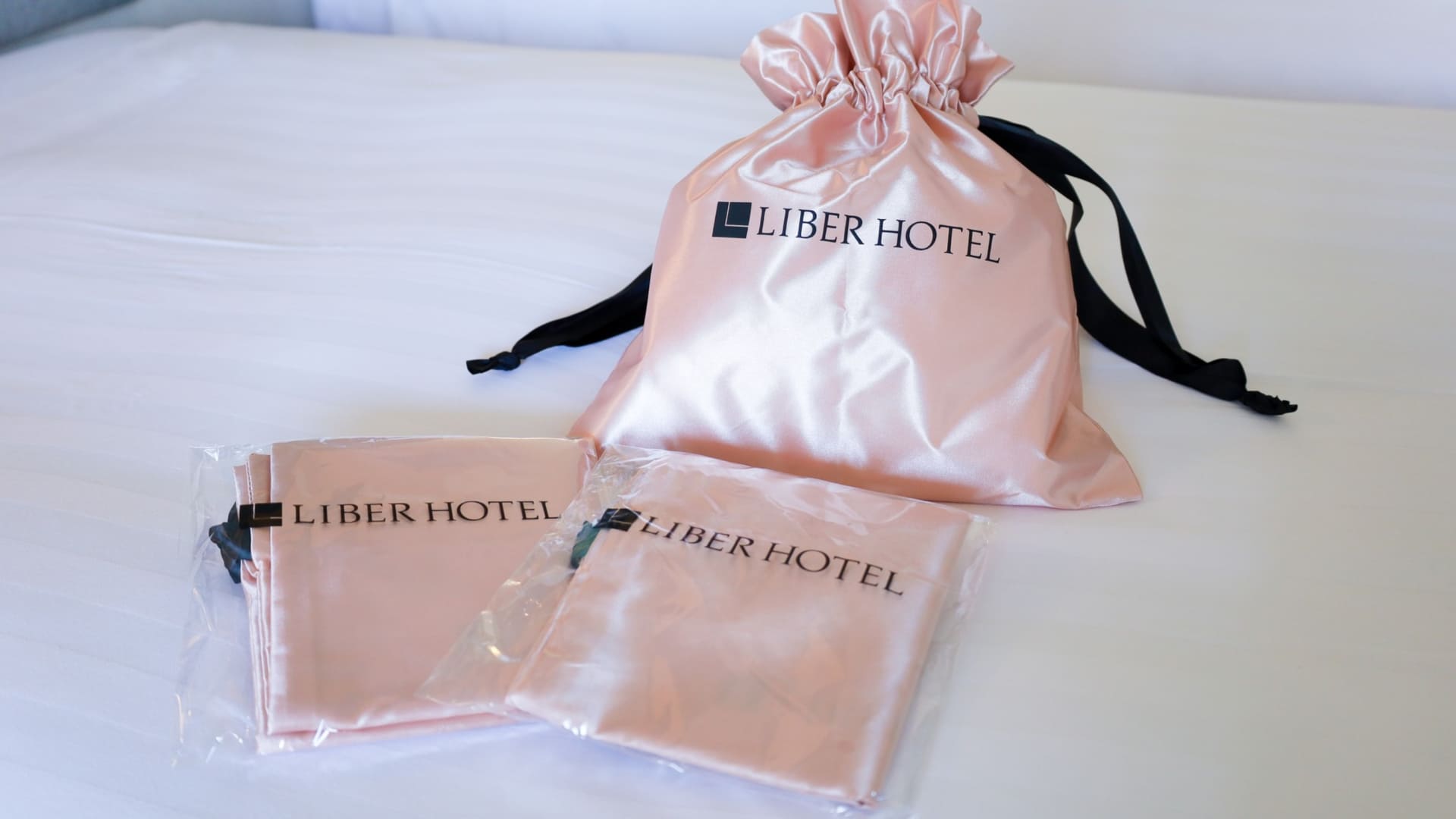 各室にオリジナルスパバッグを用意