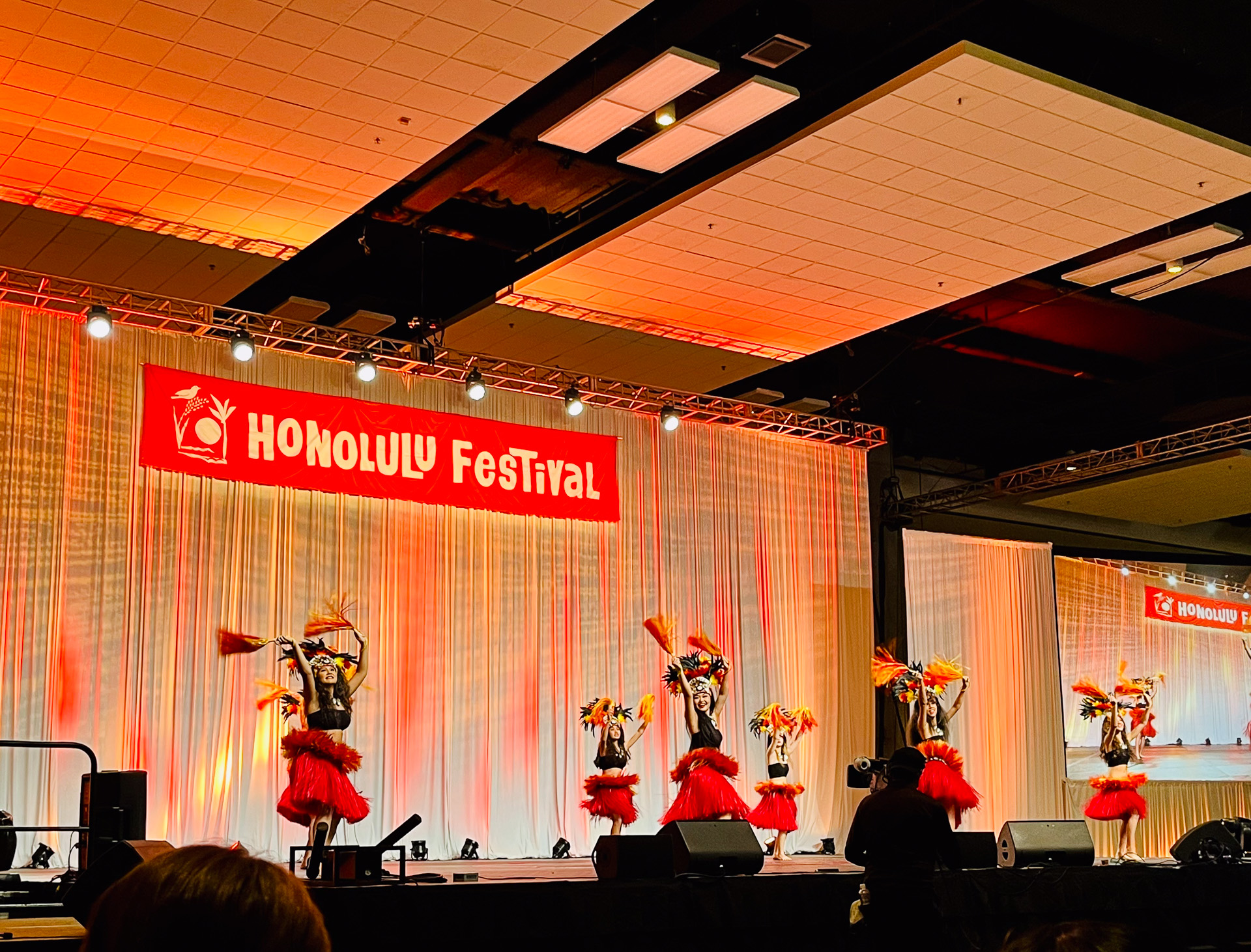 ステージパフォーマンスでは各国から参加するチームのパフォーマンスが繰り広げられる