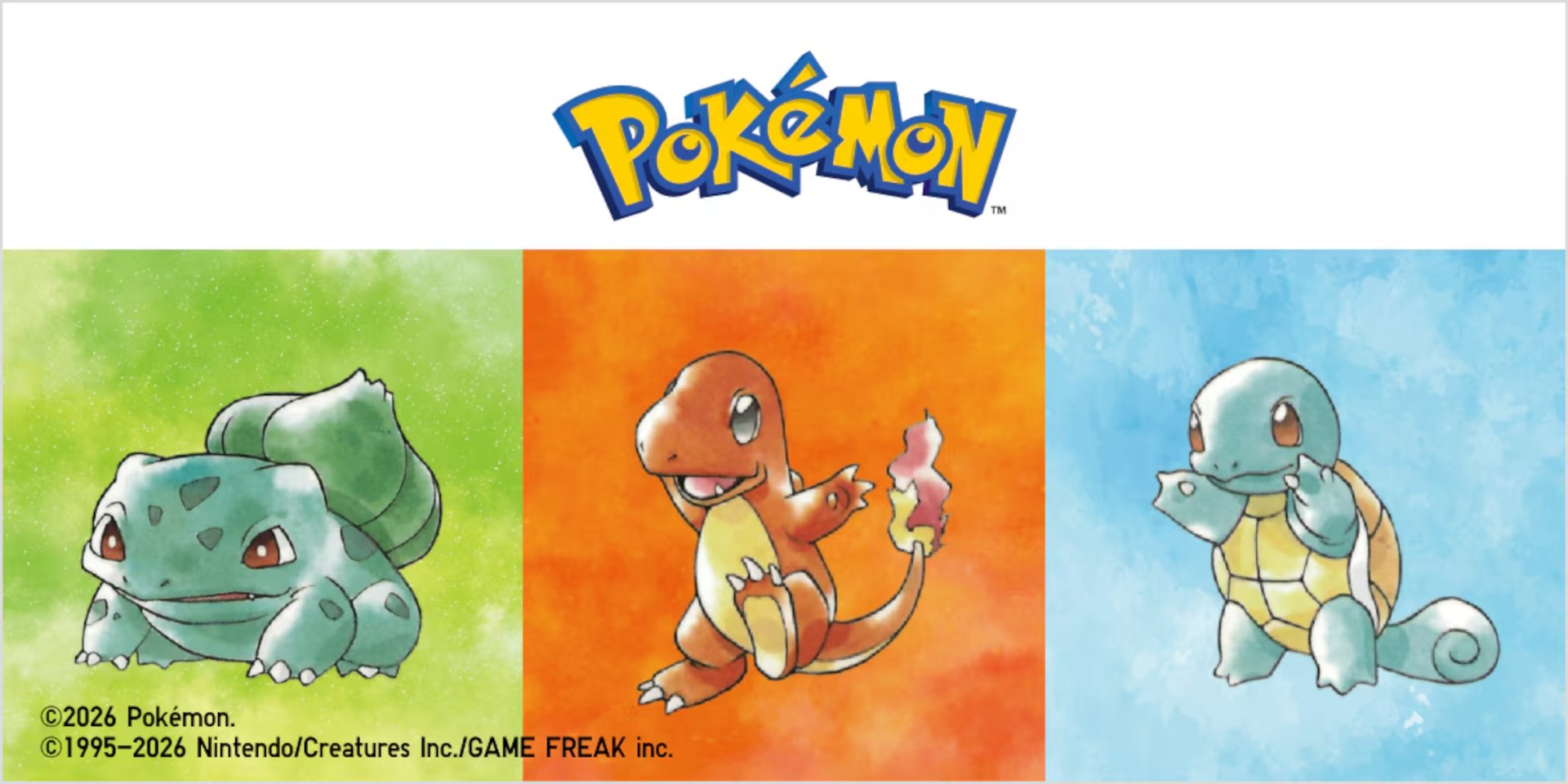 ユニクロUTから初代「ポケモン」のTシャツ発売。当時の懐かしい“水彩タッチ”で描く