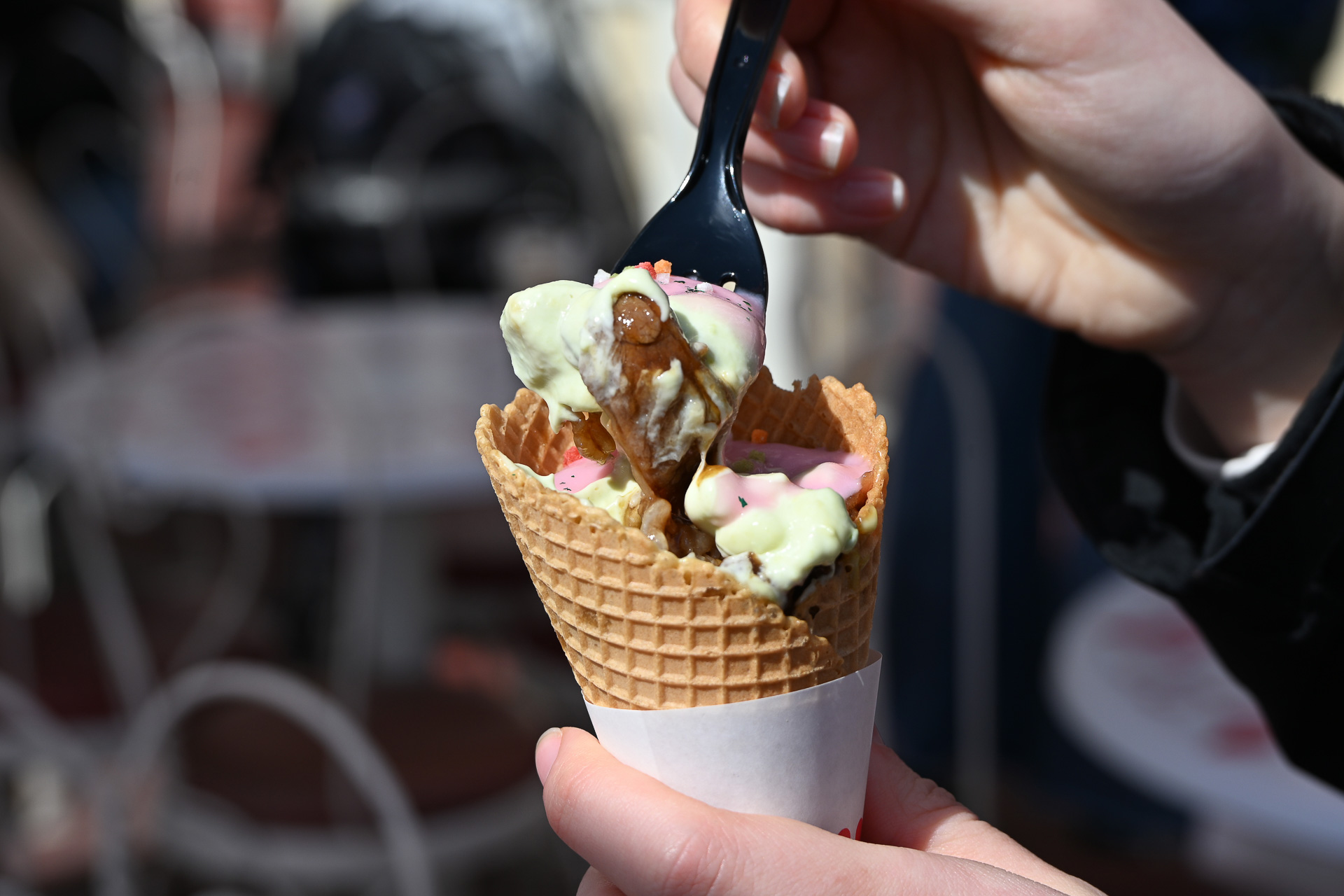 奥には牛カルビがぎっしり