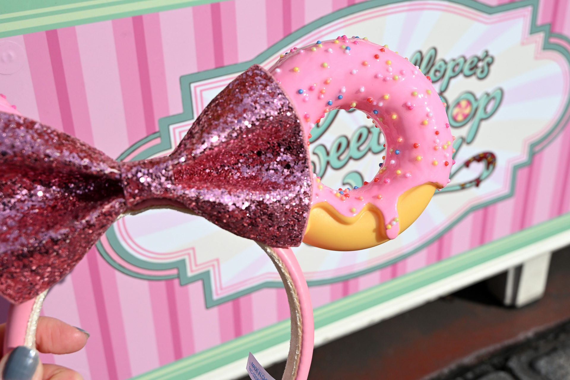 耳はとろ～りチョコがけドーナツ