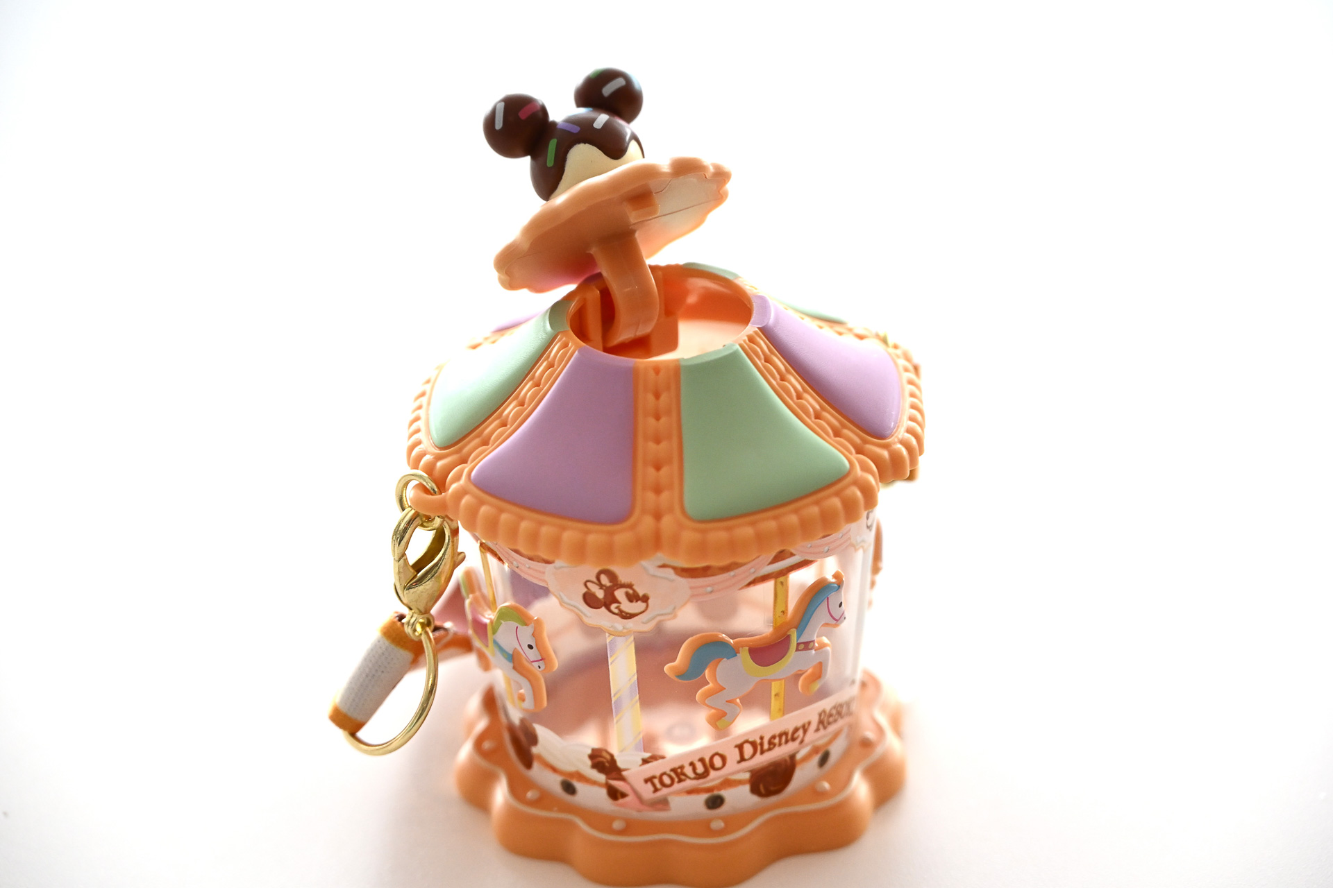 ミッキーシェイプのトップが開く