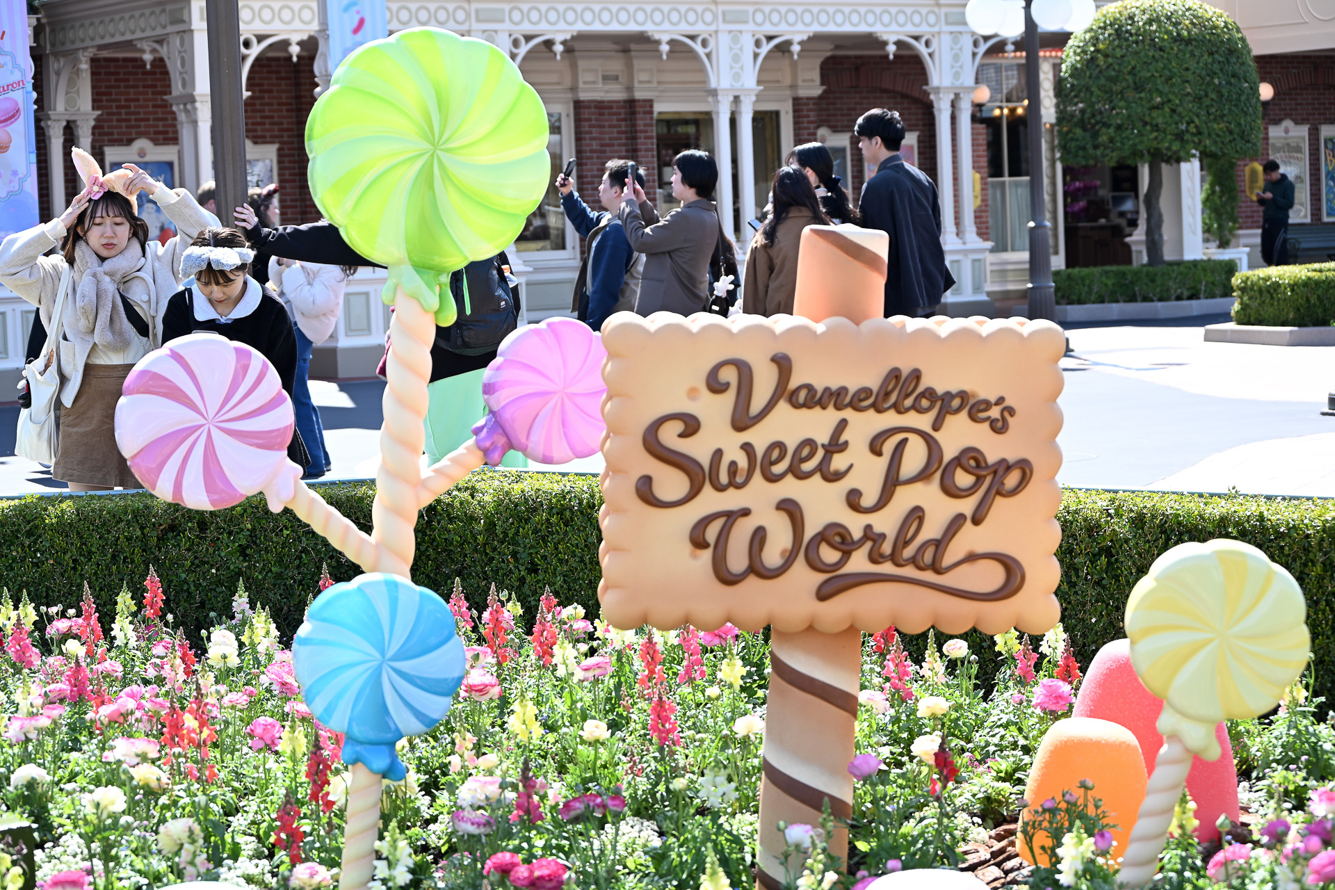 クッキーでできたようなイベントボードもあった