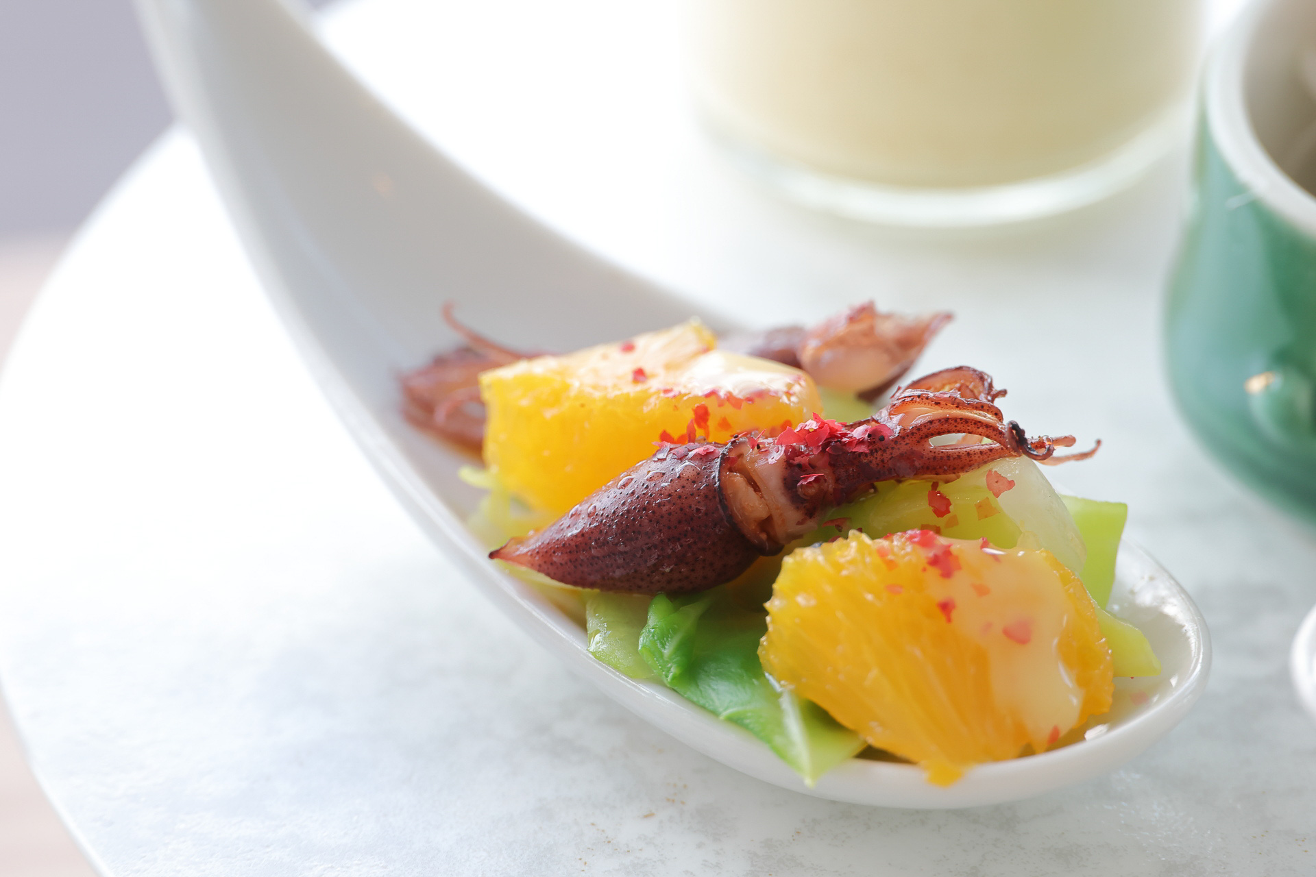 セイボリー（ホタル烏賊とキャベツとオレンジ）