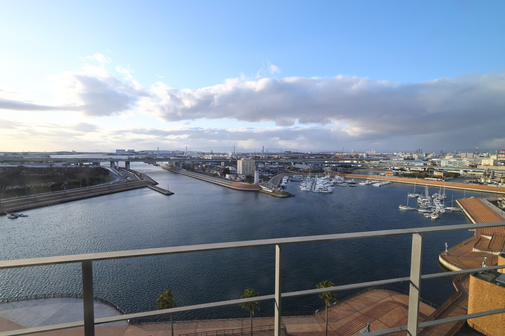 スーペリアツインハーバービューから眺める堺旧港