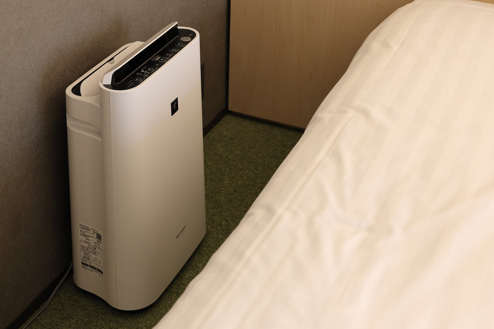 すべての部屋に空気清浄機を設置