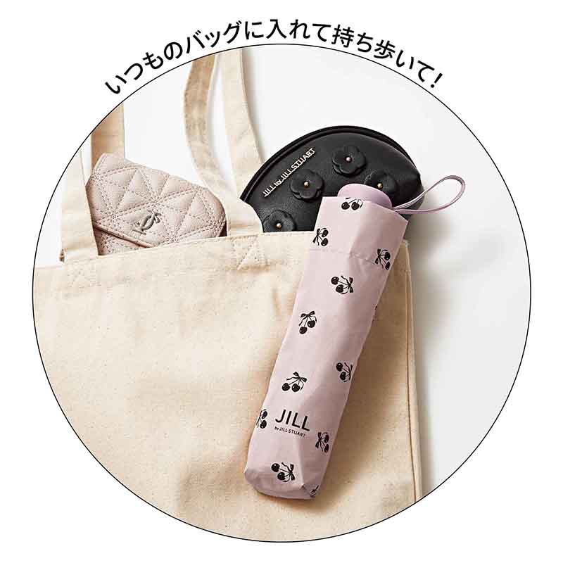 収納袋はチェリー総柄