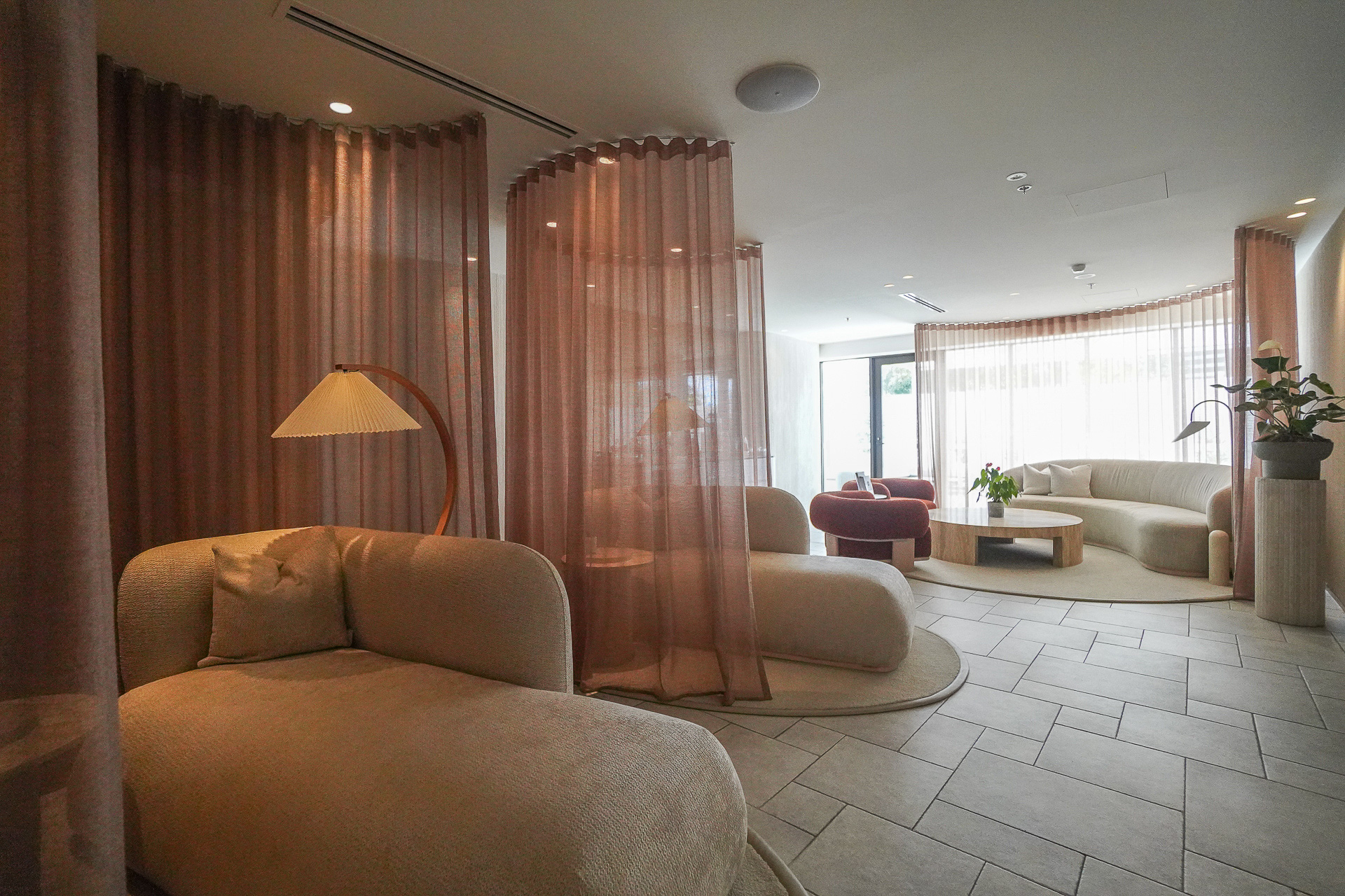 施術後に整えるリフレッシュルーム