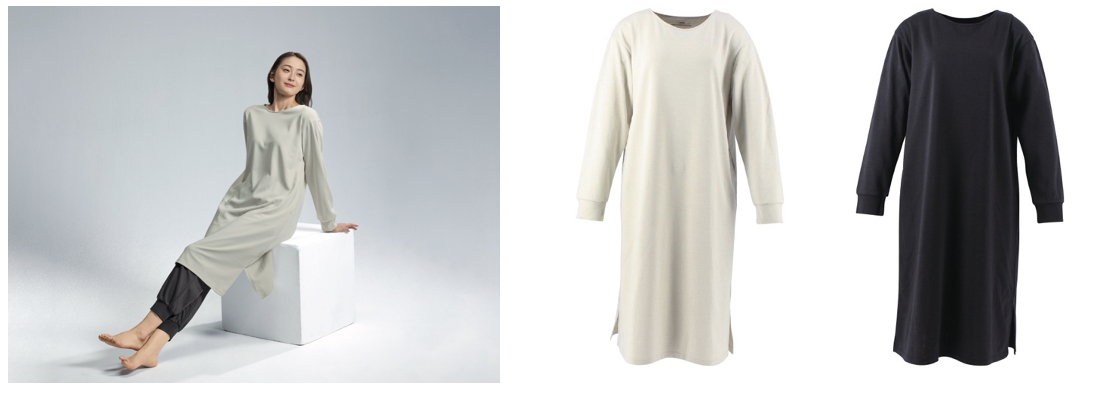 TIGORA SLEEP 長袖チュニック（3999円）