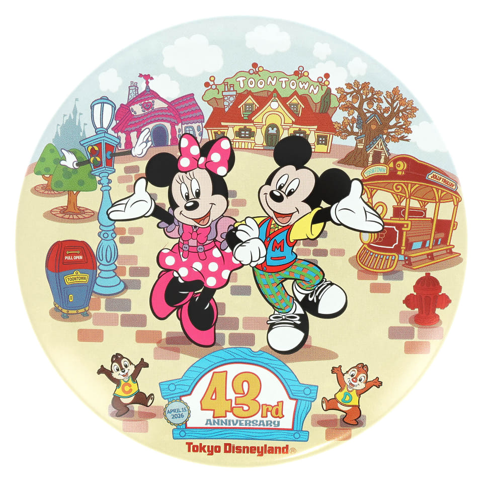 東京ディズニーランド、開園43周年を記念した「トゥーンタウン」グッズ