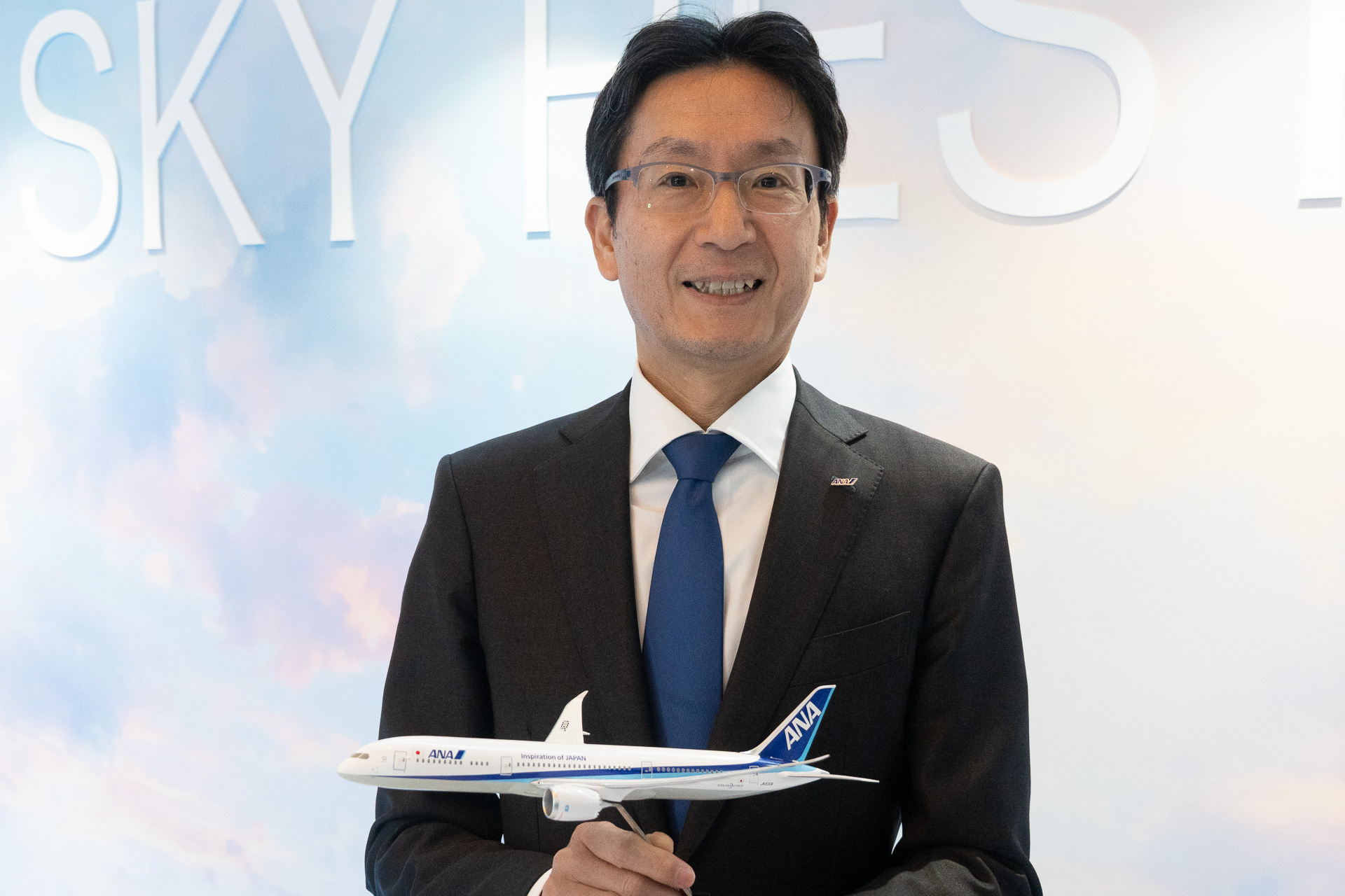 新シートについてお話を伺った全日本空輸株式会社 上席執行役員 CX推進室長 大前圭司氏