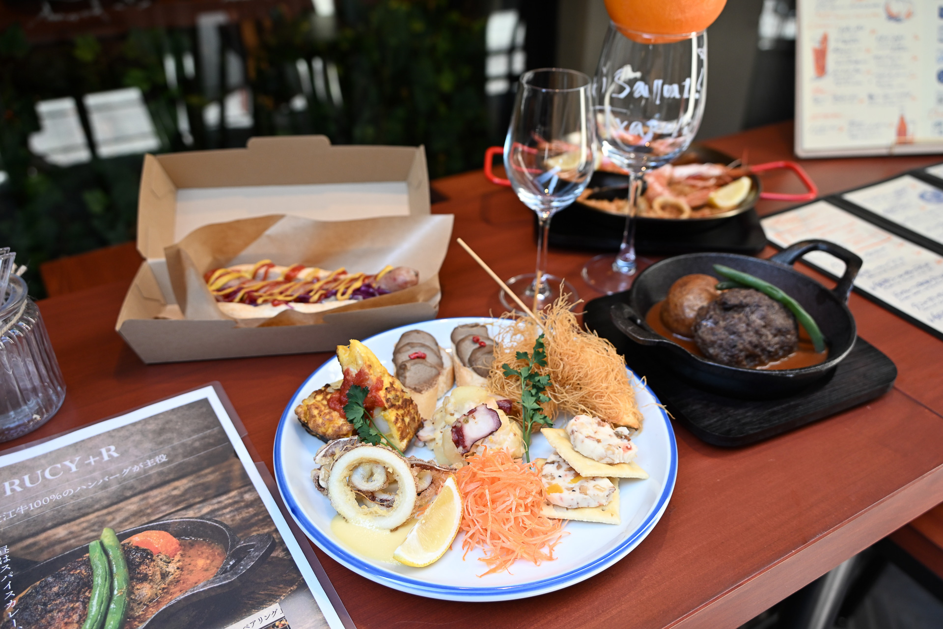 「RUCY＋R」は、スペイン・サンセバスチャンをイメージしたバルだ