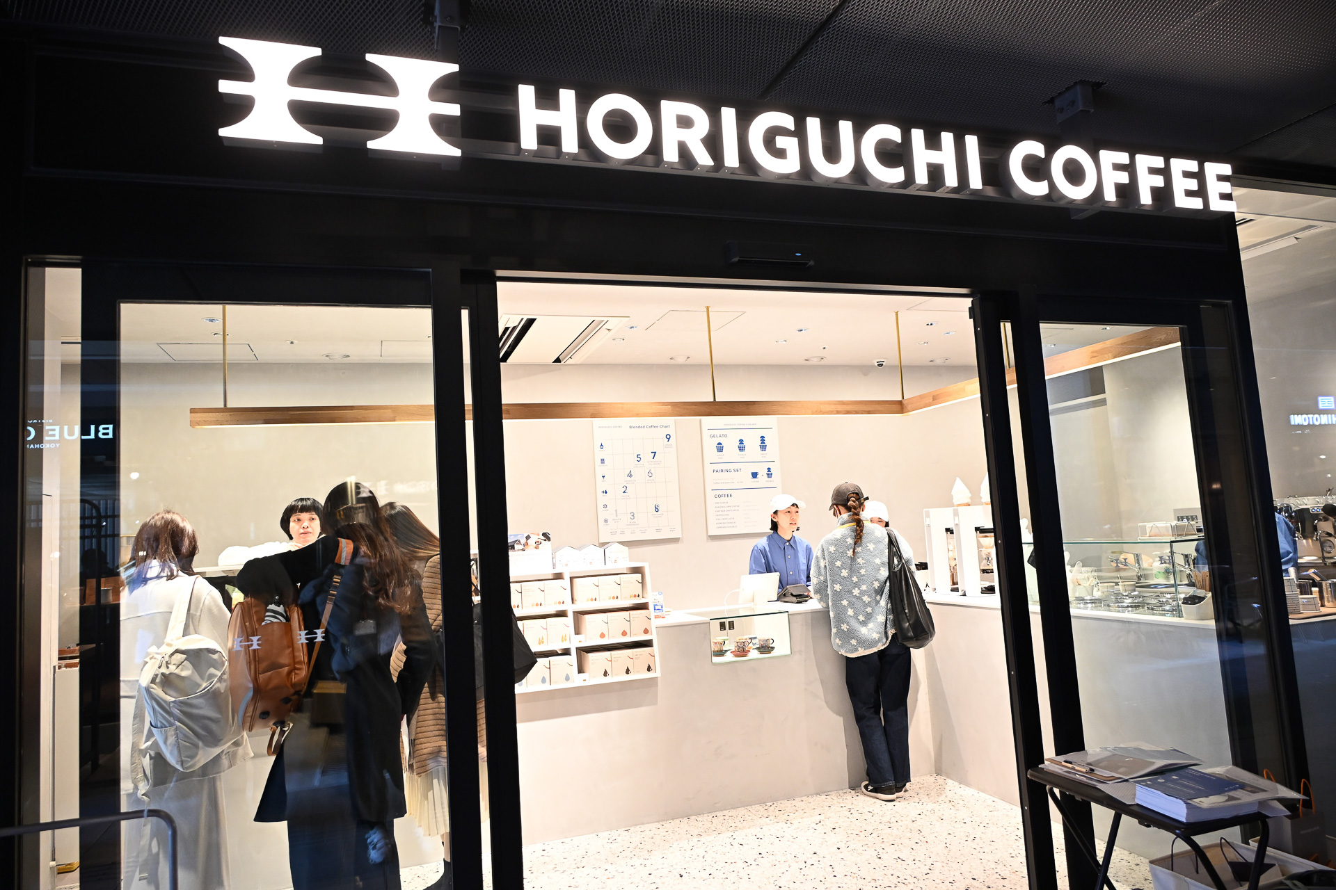 「HORIGUCHI COFFEE＆GELATO」ではコーヒーとアイスのマリアージュが楽しめる