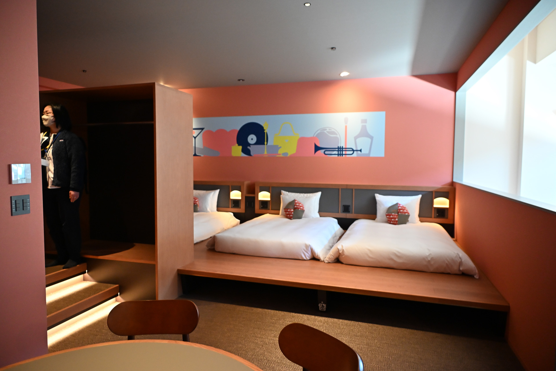 「ドッグフレンドリースイート」は大型犬2匹まで一緒に宿泊可能