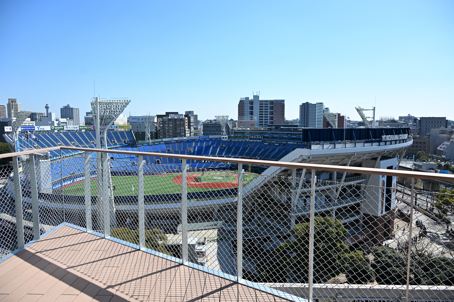 ベイスターズファン、歓喜！　ハマスタが目の前に広がる驚きの景観だ