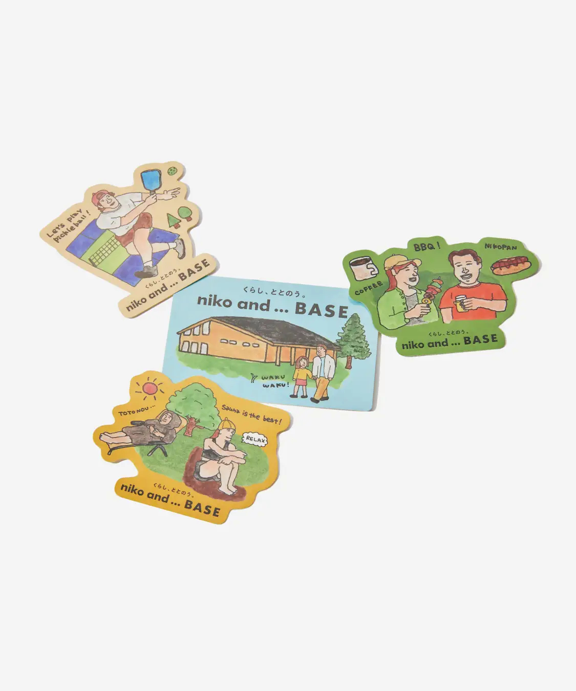 ステッカー（全4種・各220円）