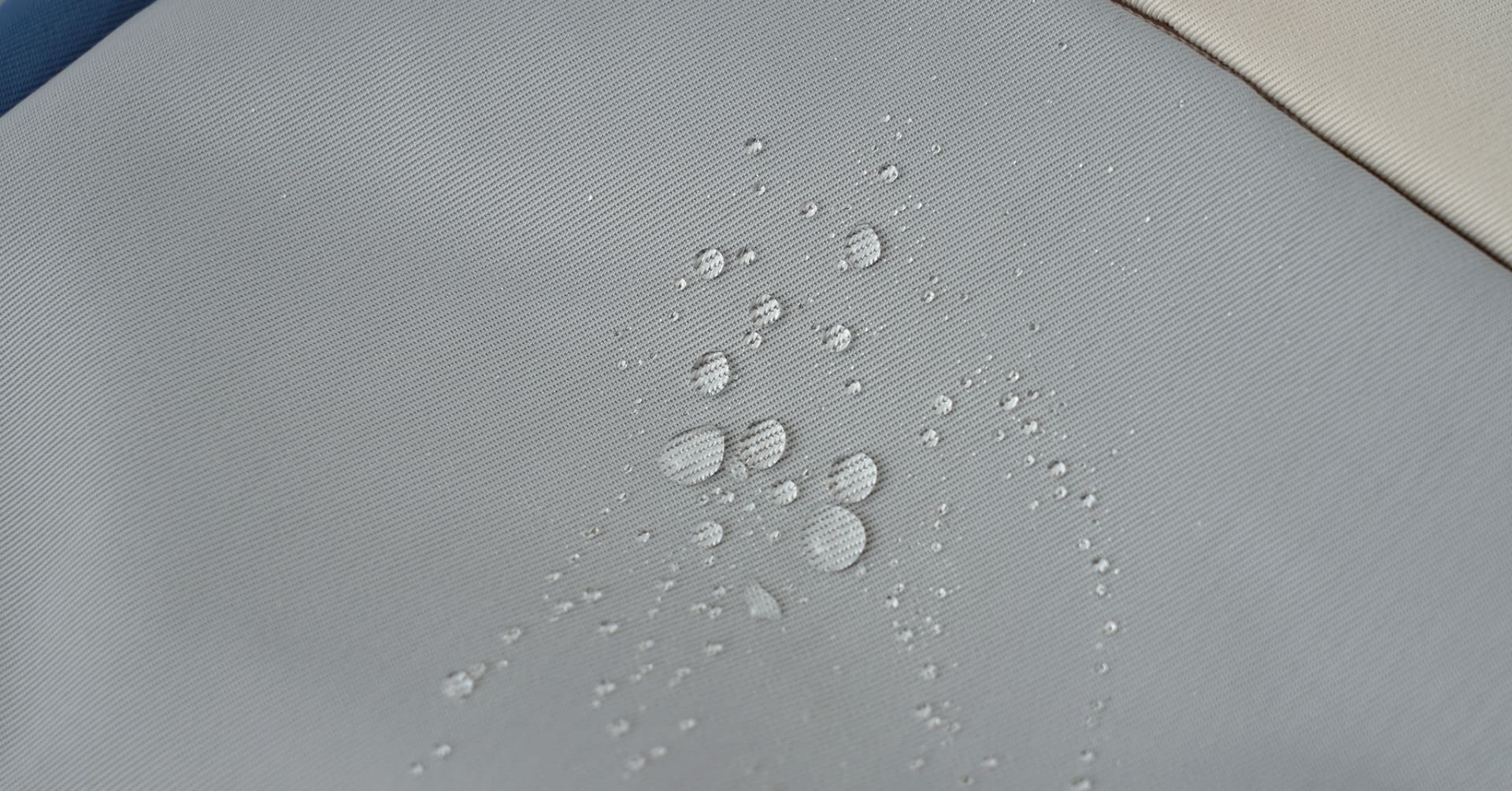 軽撥水加工のシワナイロン生地