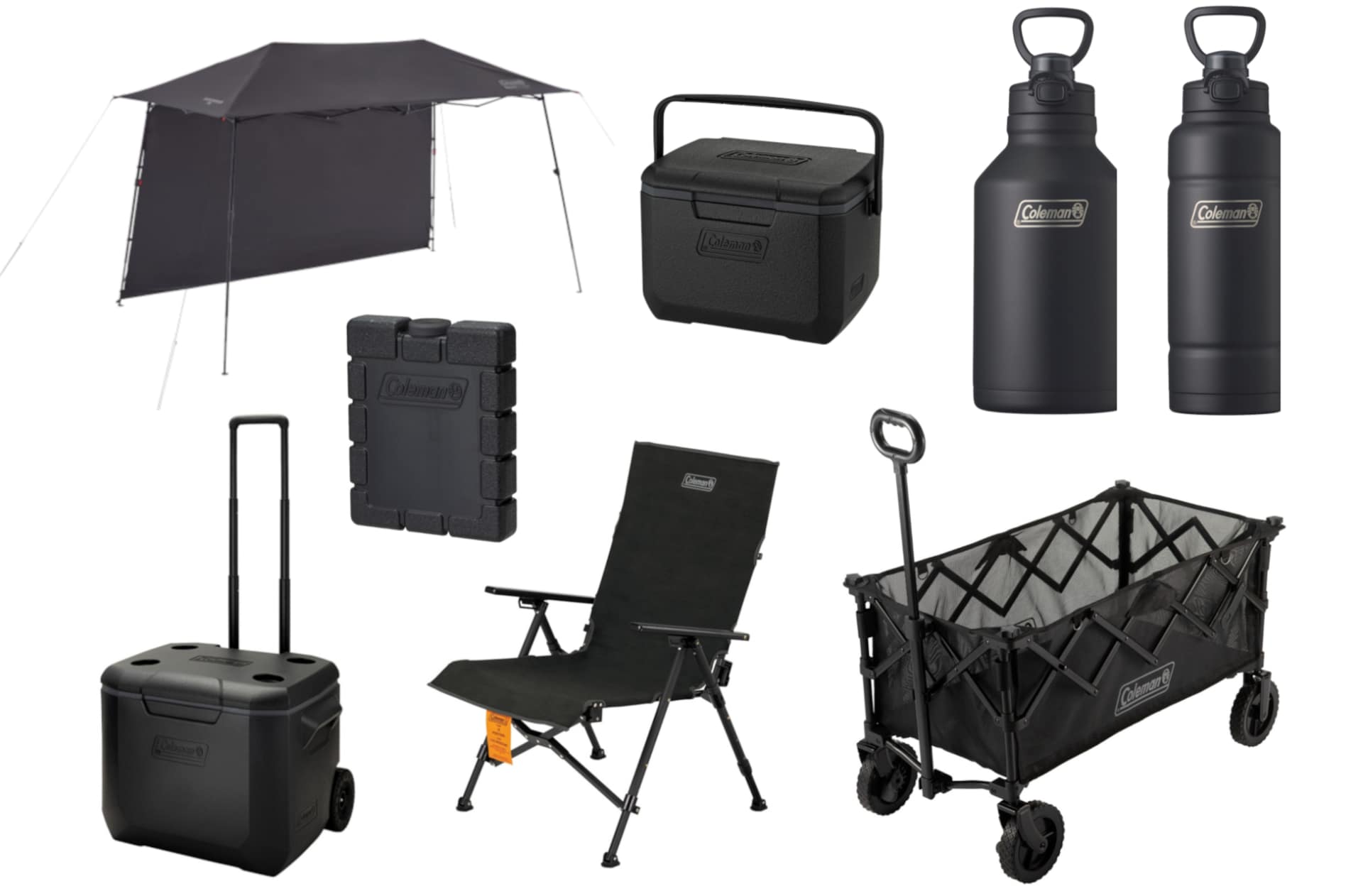 コールマンから、新色ジェットブラックのスポーツシーンに適した全18種アイテム