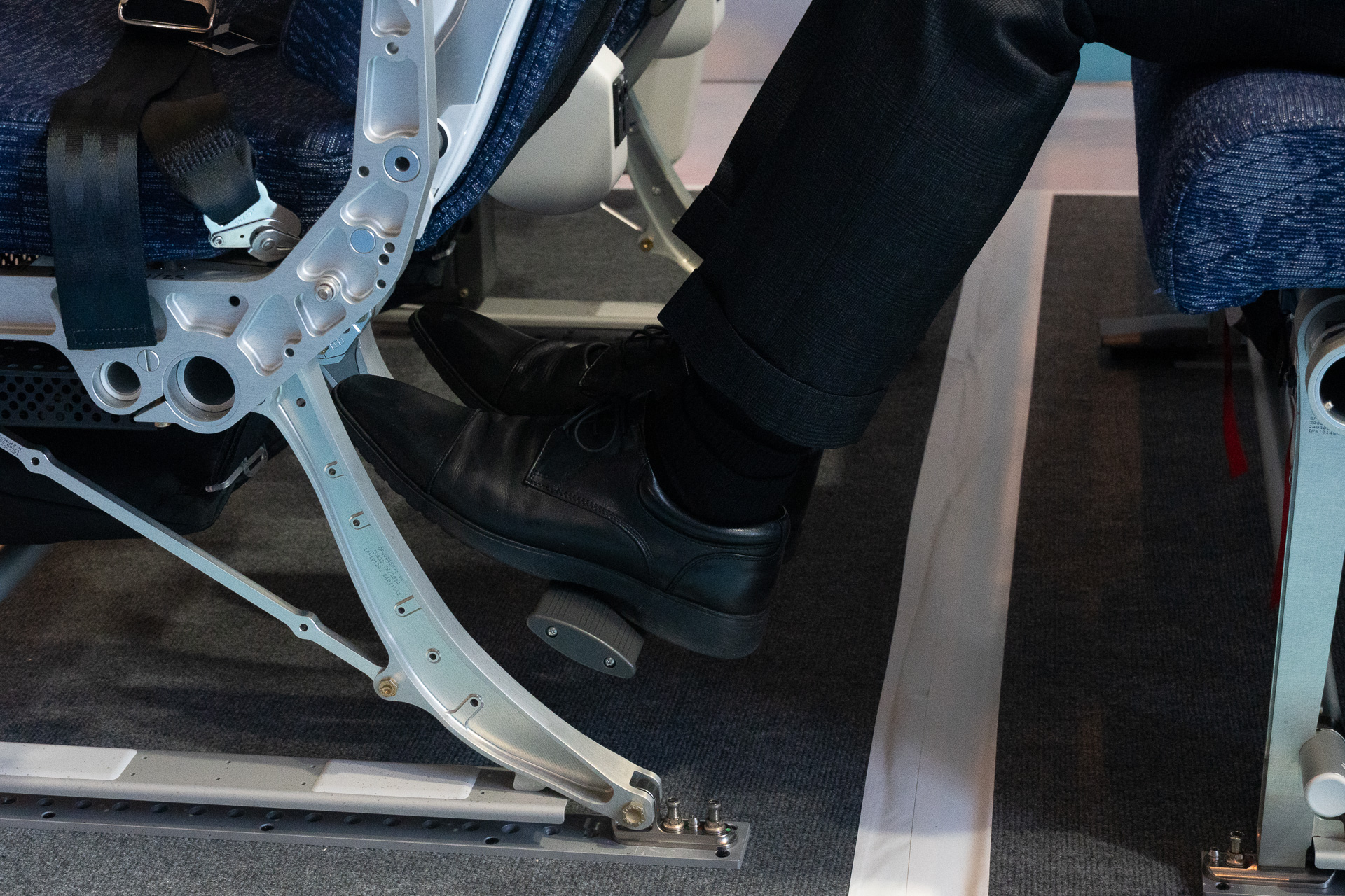 A retractable footrest.