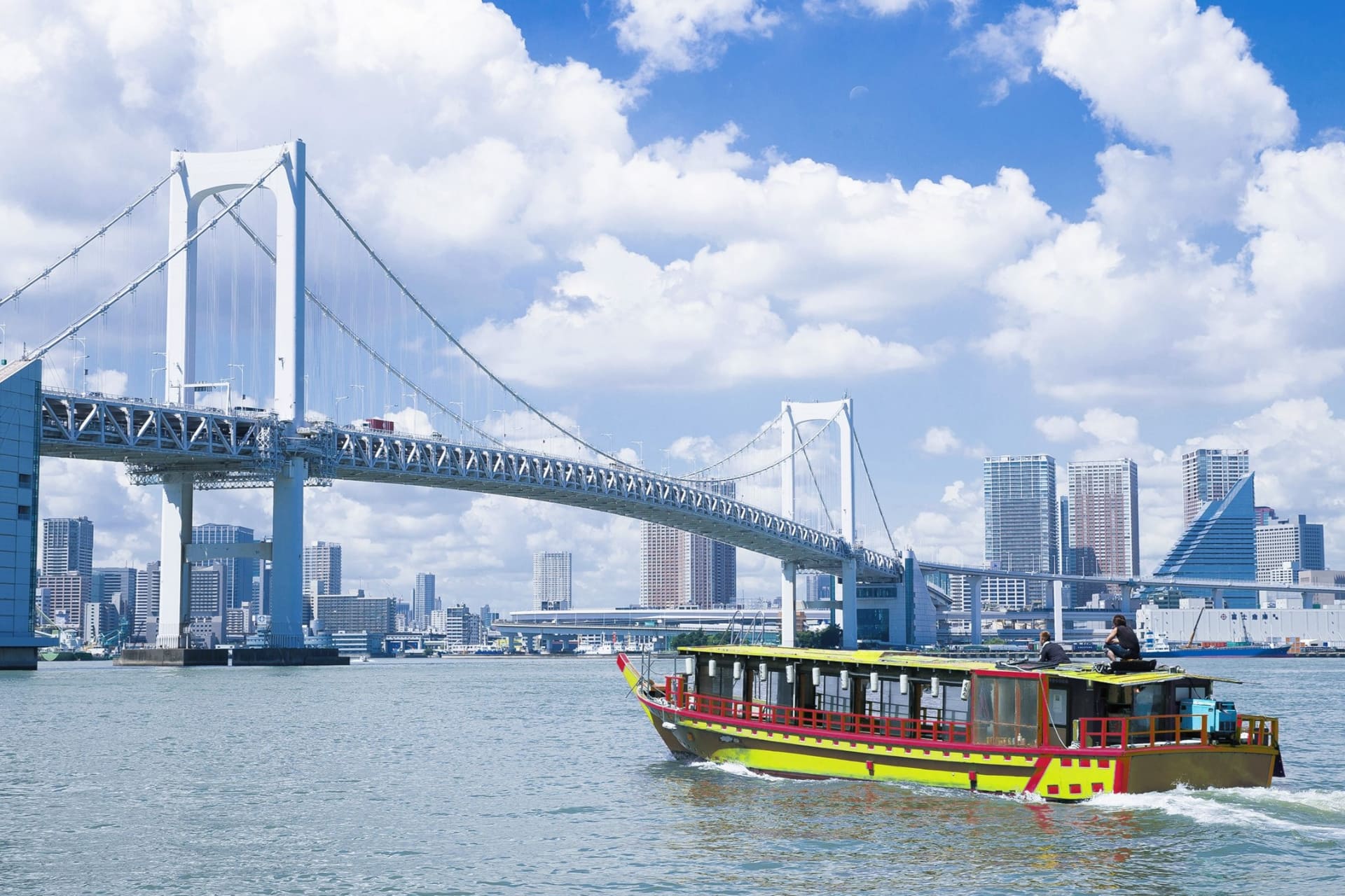 東京湾の絶景を眺めながらもんじゃ食べ放題