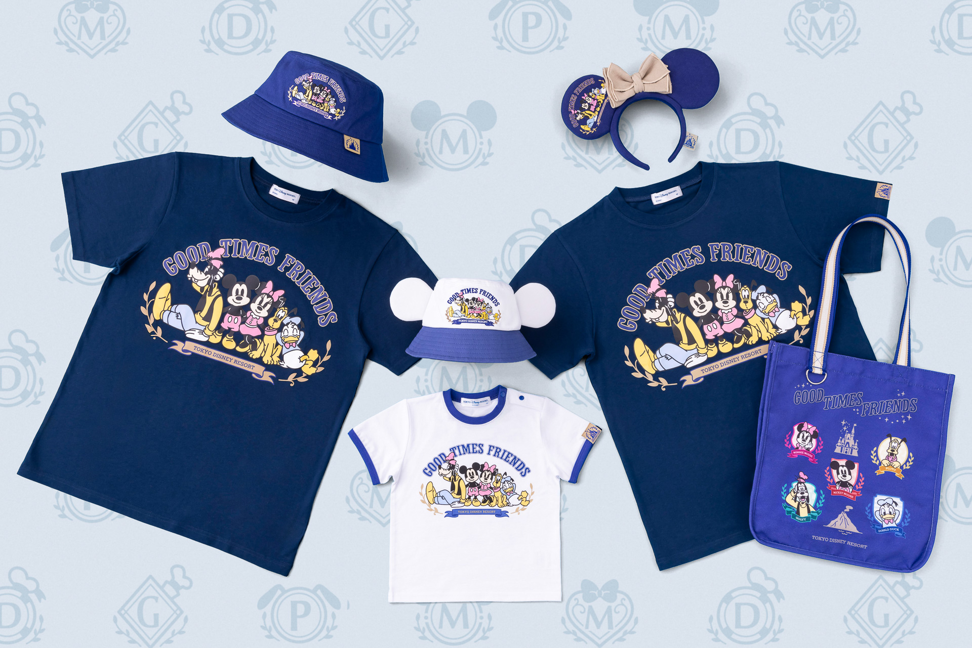 東京ディズニーリゾートが“GOOD TIMES FRIENDS”がテーマのグッズを発売する