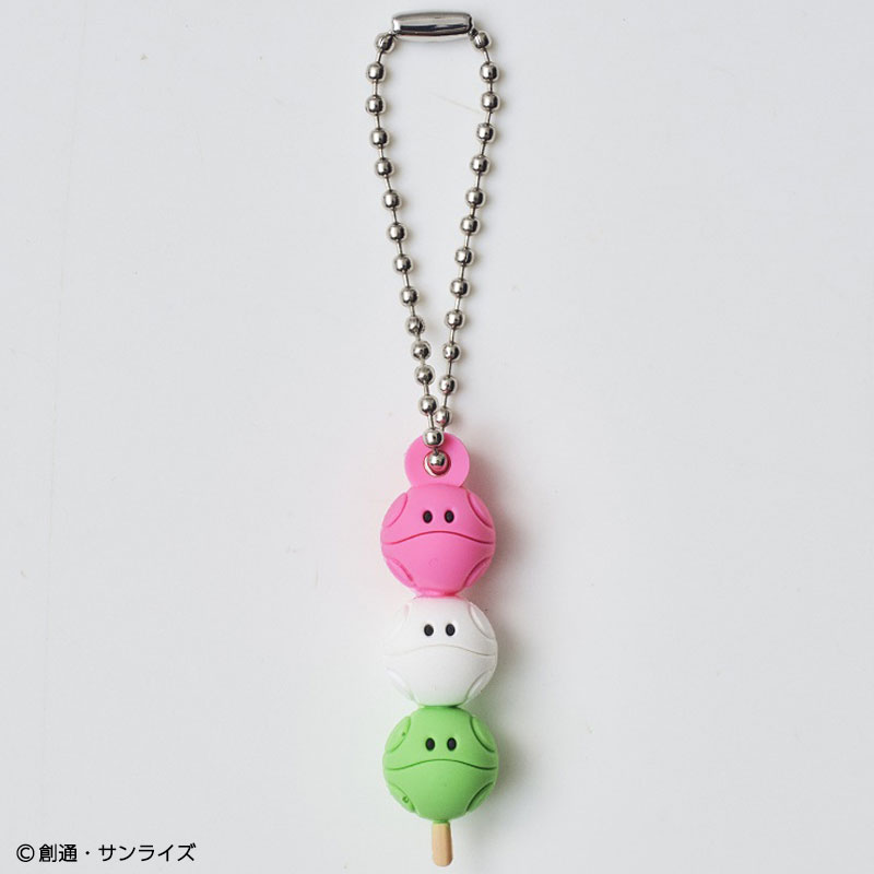 三色だんごハロのミニチャーム付き