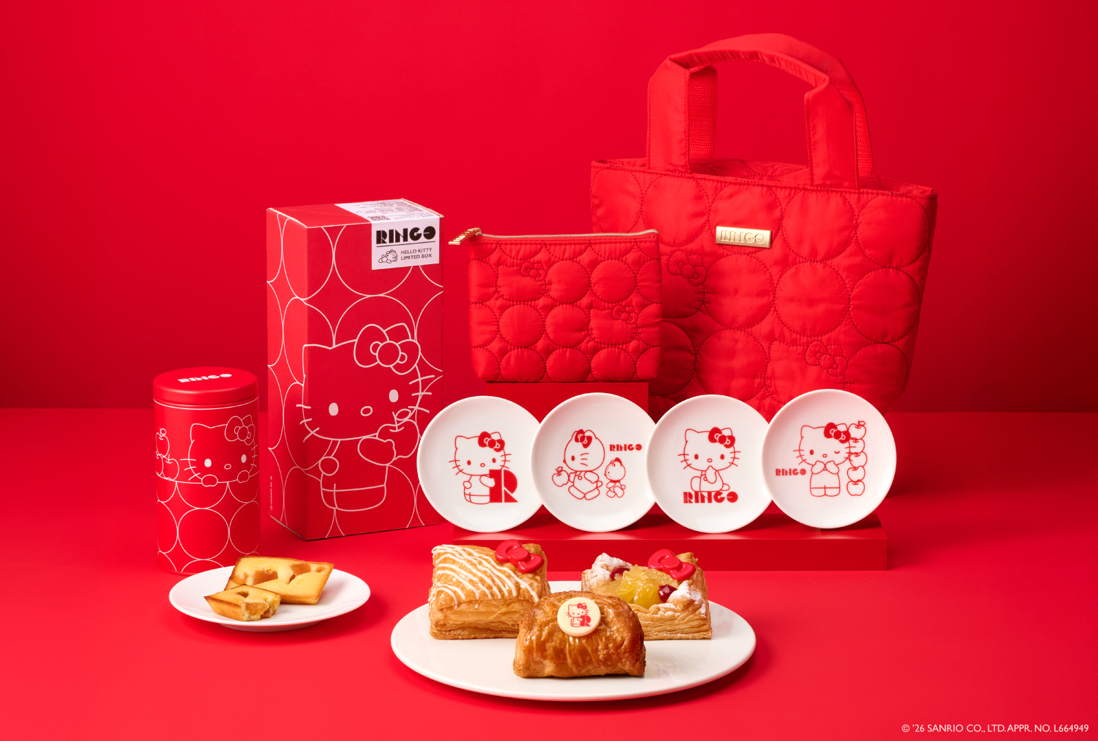 BAKE×ハローキティが「RINGO 10th ANNIVERSARY」でコラボ