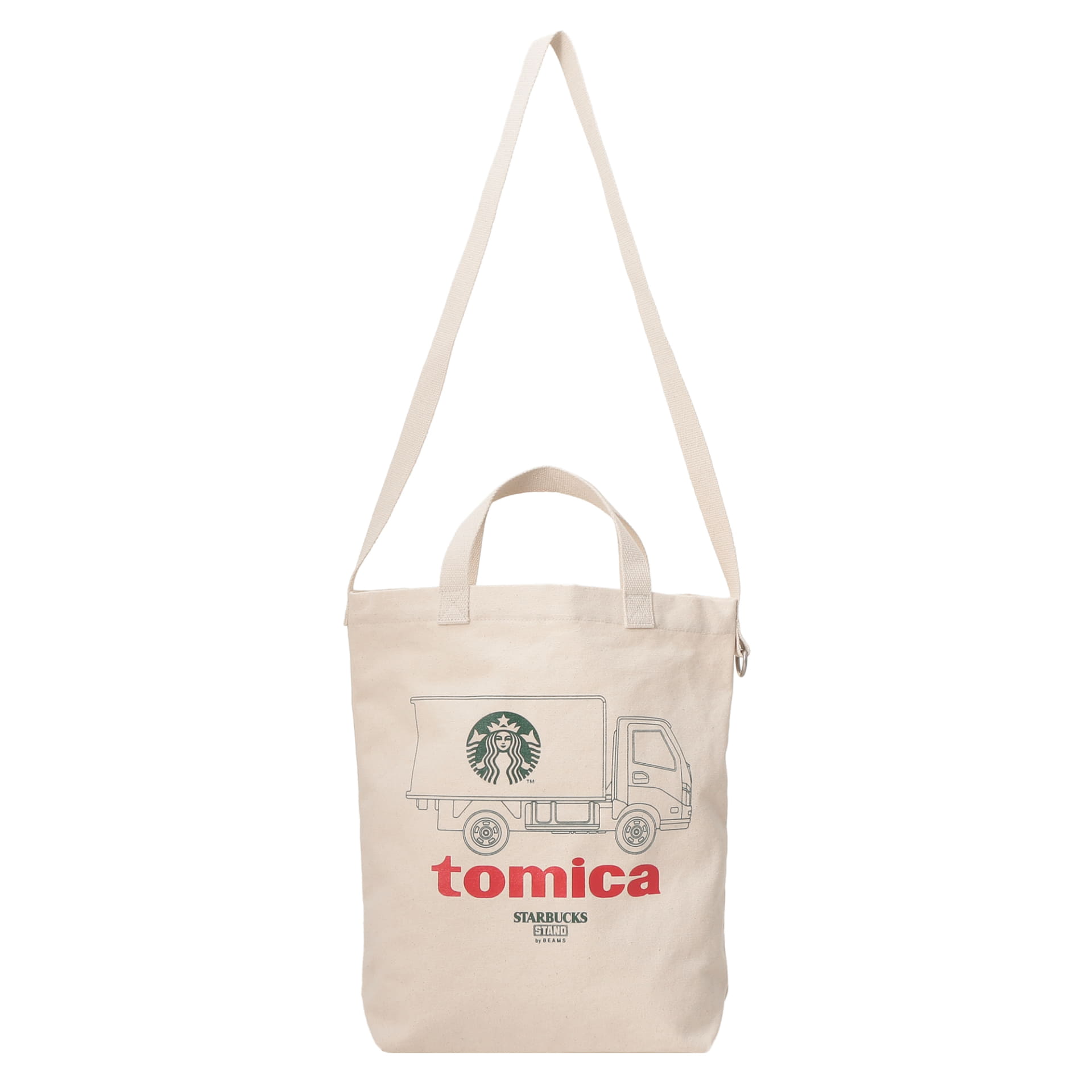 STARBUCKS STAND by BEAMS トミカ トラックプリント トートバッグ（Lサイズ）
