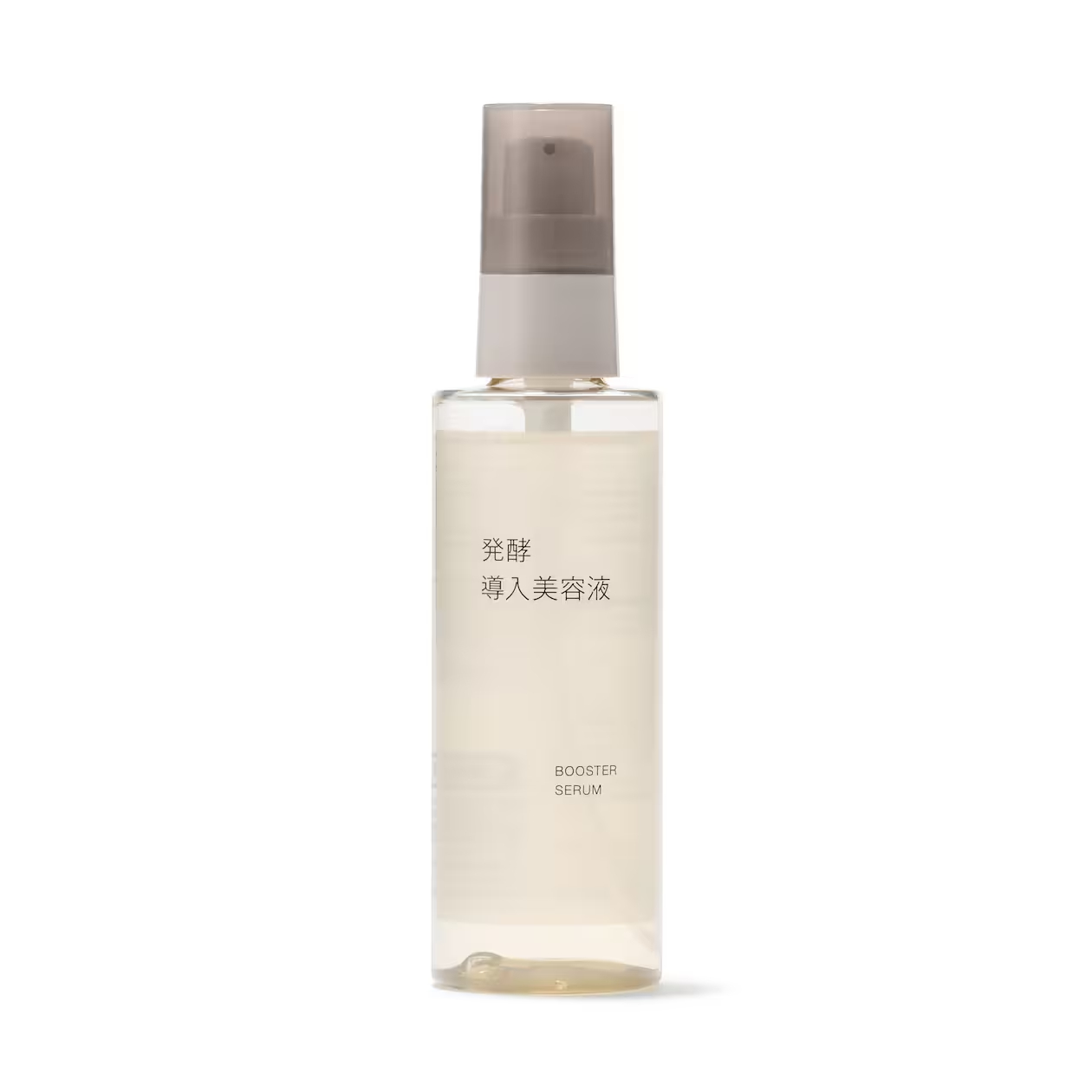 「発酵導入美容液（大容量）」（3490円）。天然由来成分100％にこだわったコクのある導入美容液。成分の65％以上が肌にハリとうるおいを与える米ぬか発酵液